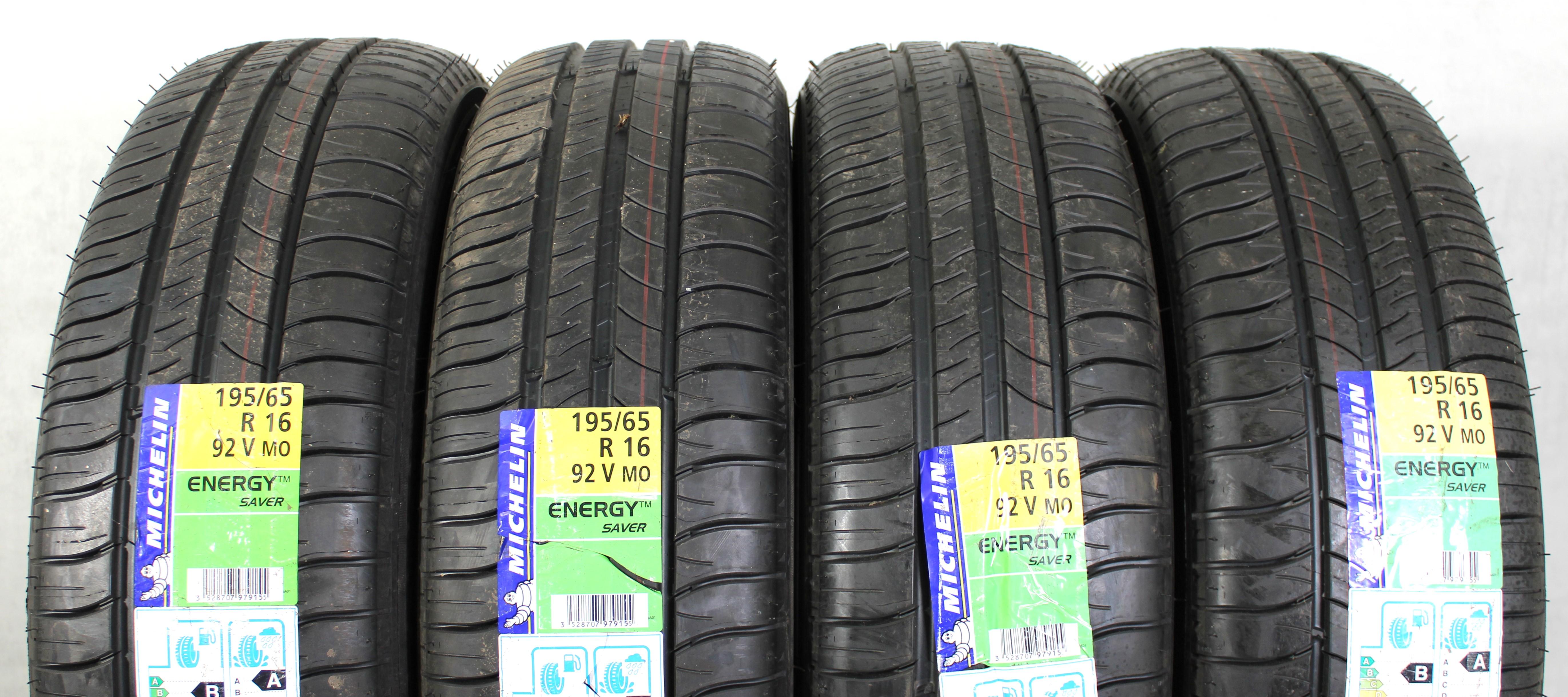 4 x 195/65R16 92V Sommerreifen Michelin Energy Saver NEU 2015 MO