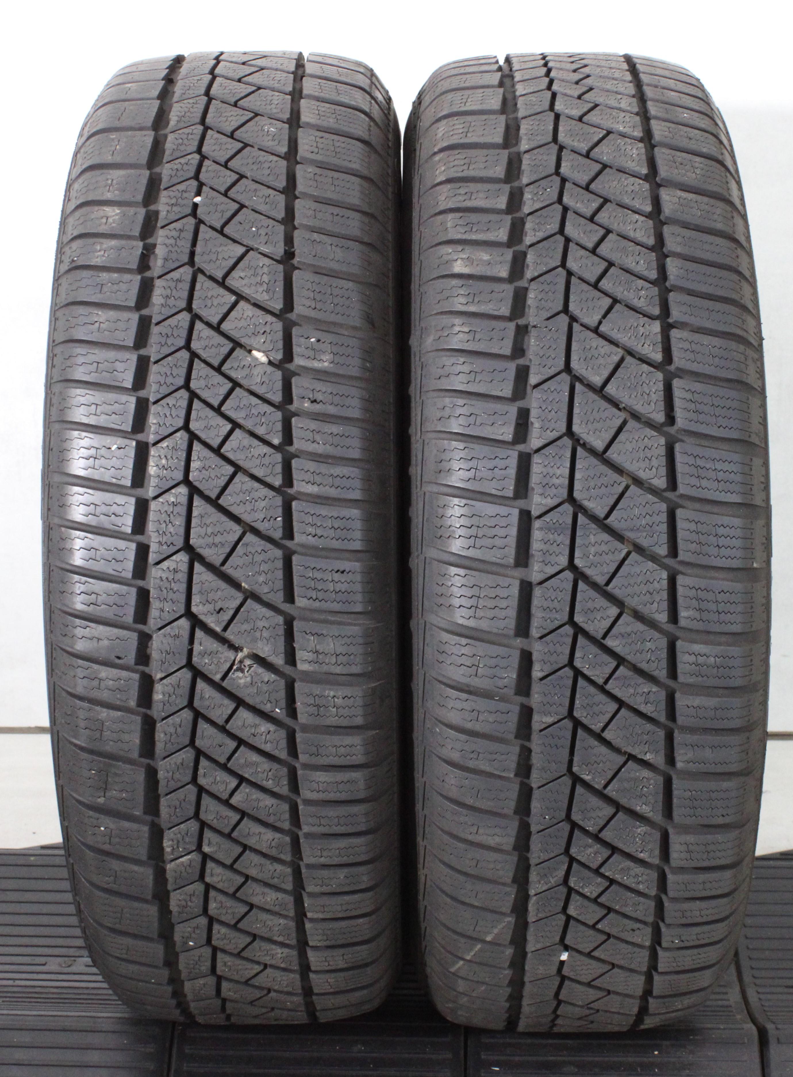 2 x 195/65R16 92H Winterreifen Continental Winter Contact TS830P 6,5-7mm 2016 *
