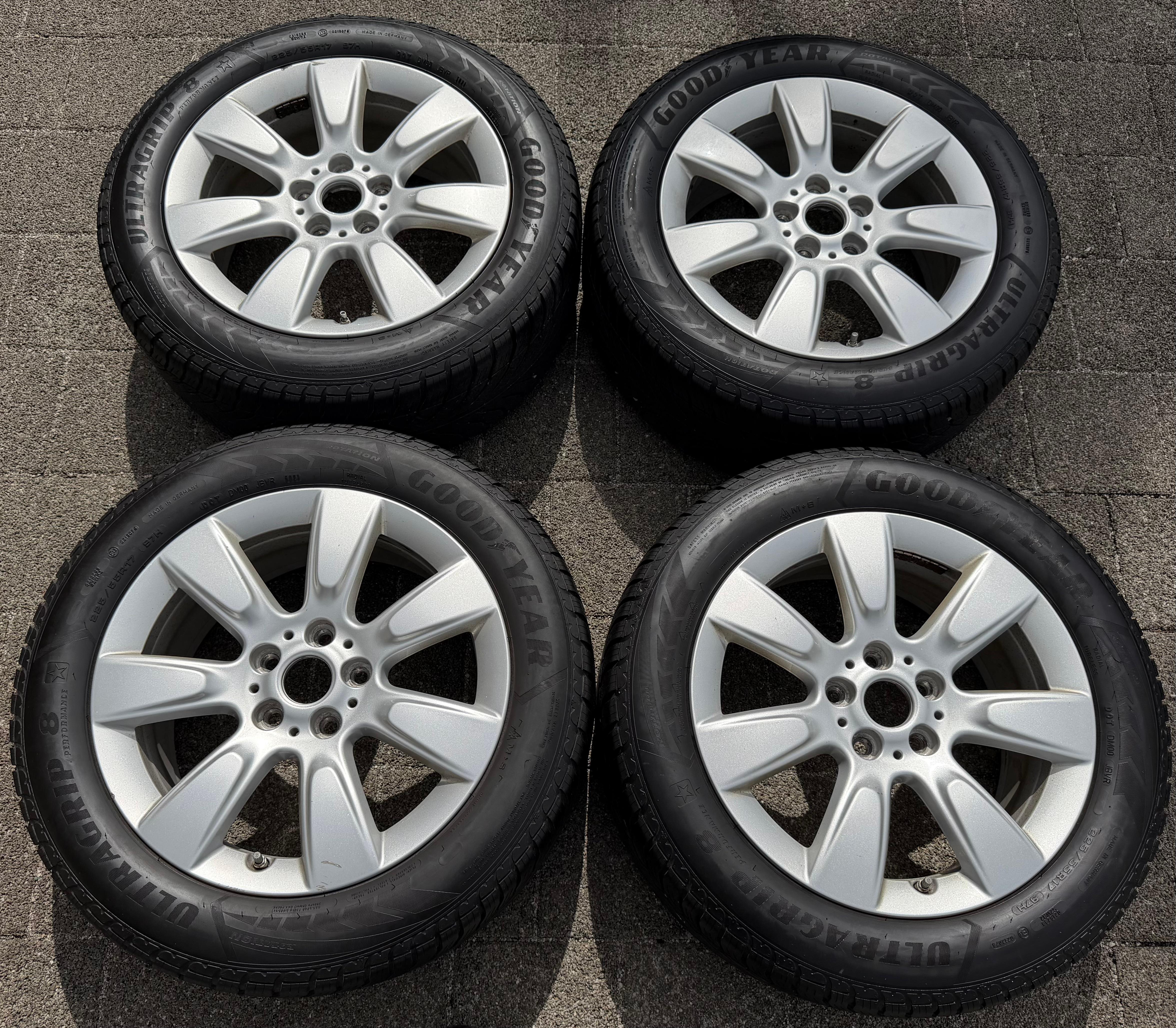 4 ruedas de invierno de aluminio originales de 17" para Mini Countryman F60 225/55R17 97H RDKS 2021 ENVÍO GRATUITO