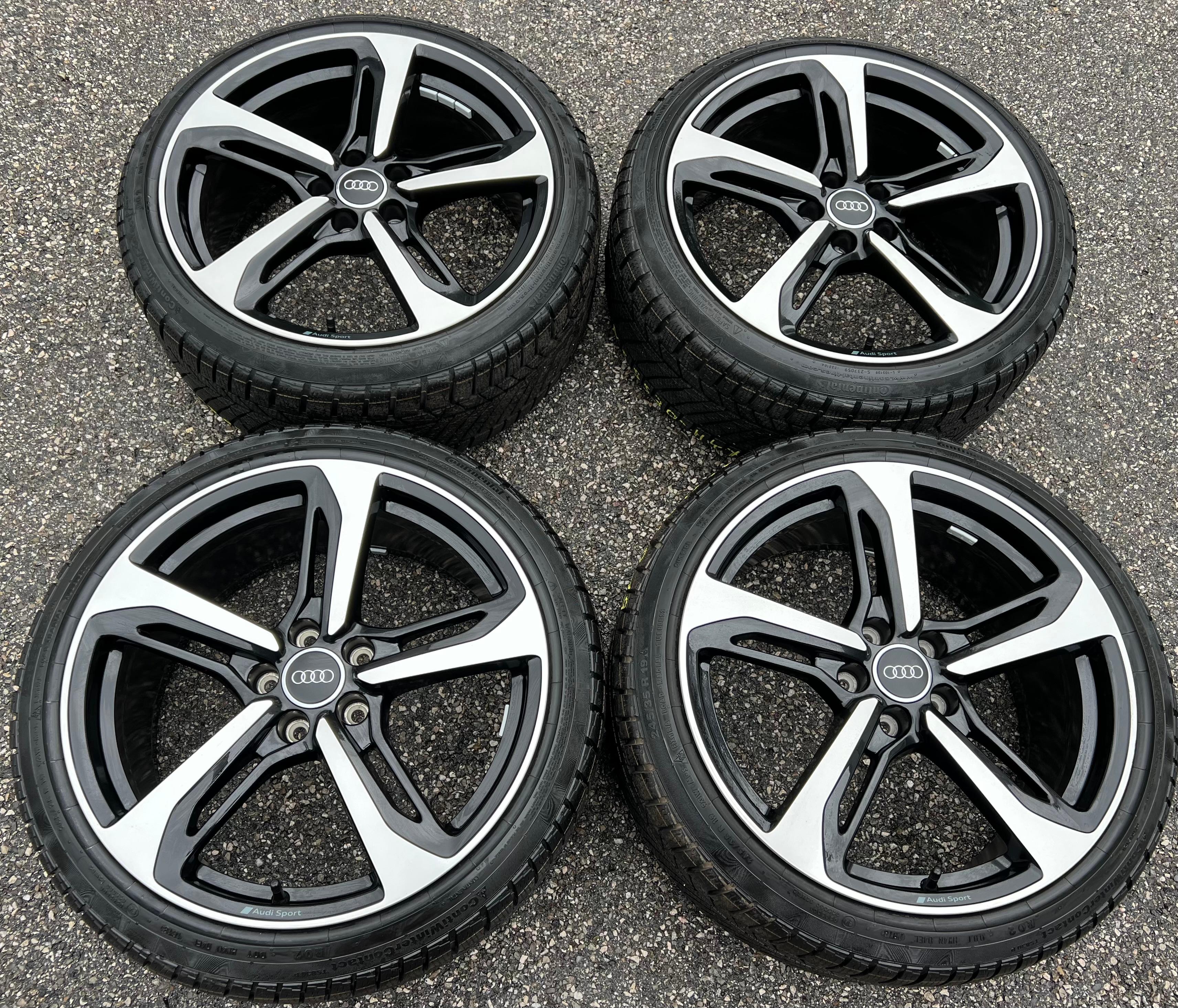 4 LLANTAS DE INVIERNO ORIGINALES DE ALUMINIO 19" AUDI TT 8S 8S0601025B 245/35R19 93W BLADE ENTREGA GRATUITA