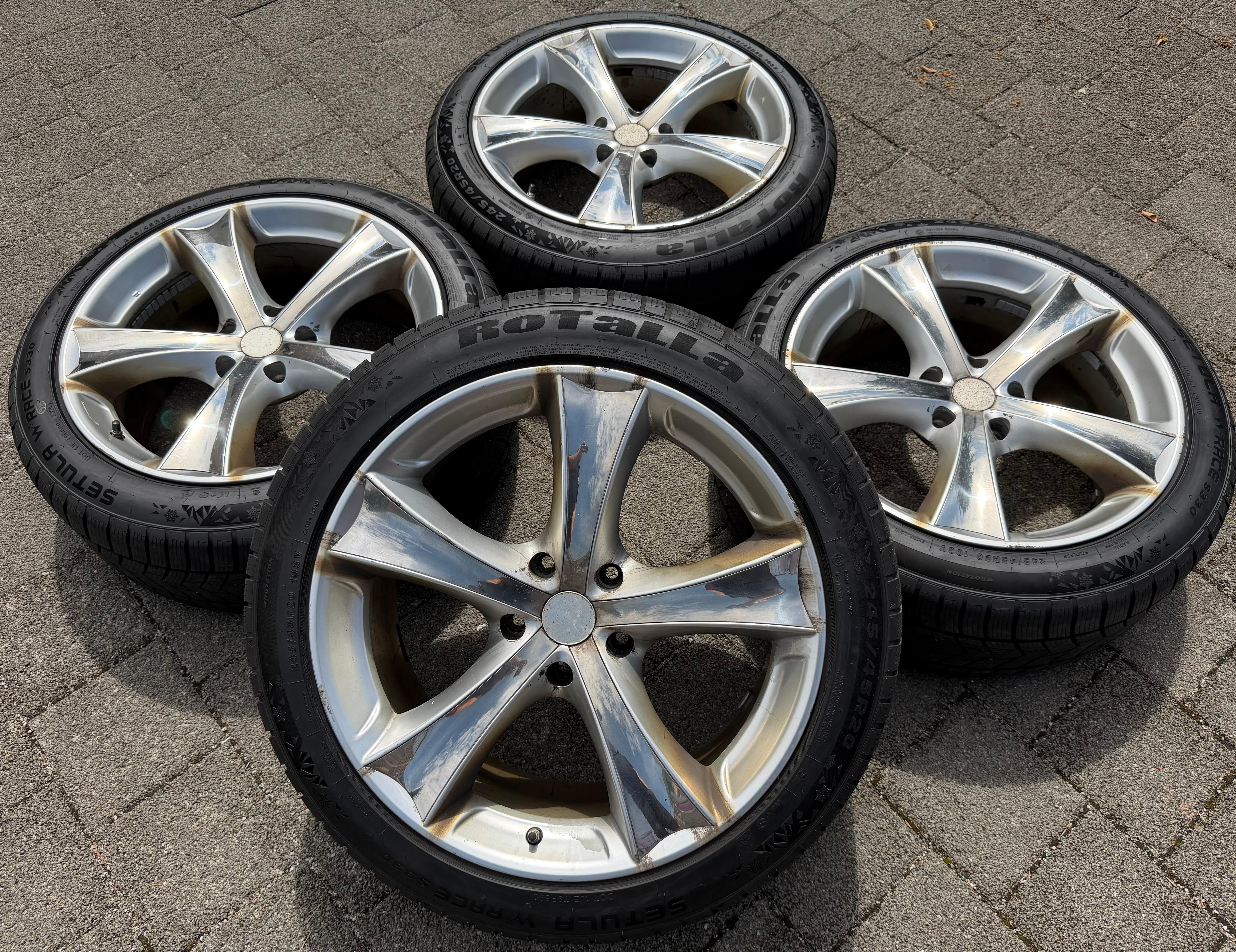 4 Alu 20" Winterräder Jeep Grand Cherokee III WH 245/45R20 103V 2024 Freihaus