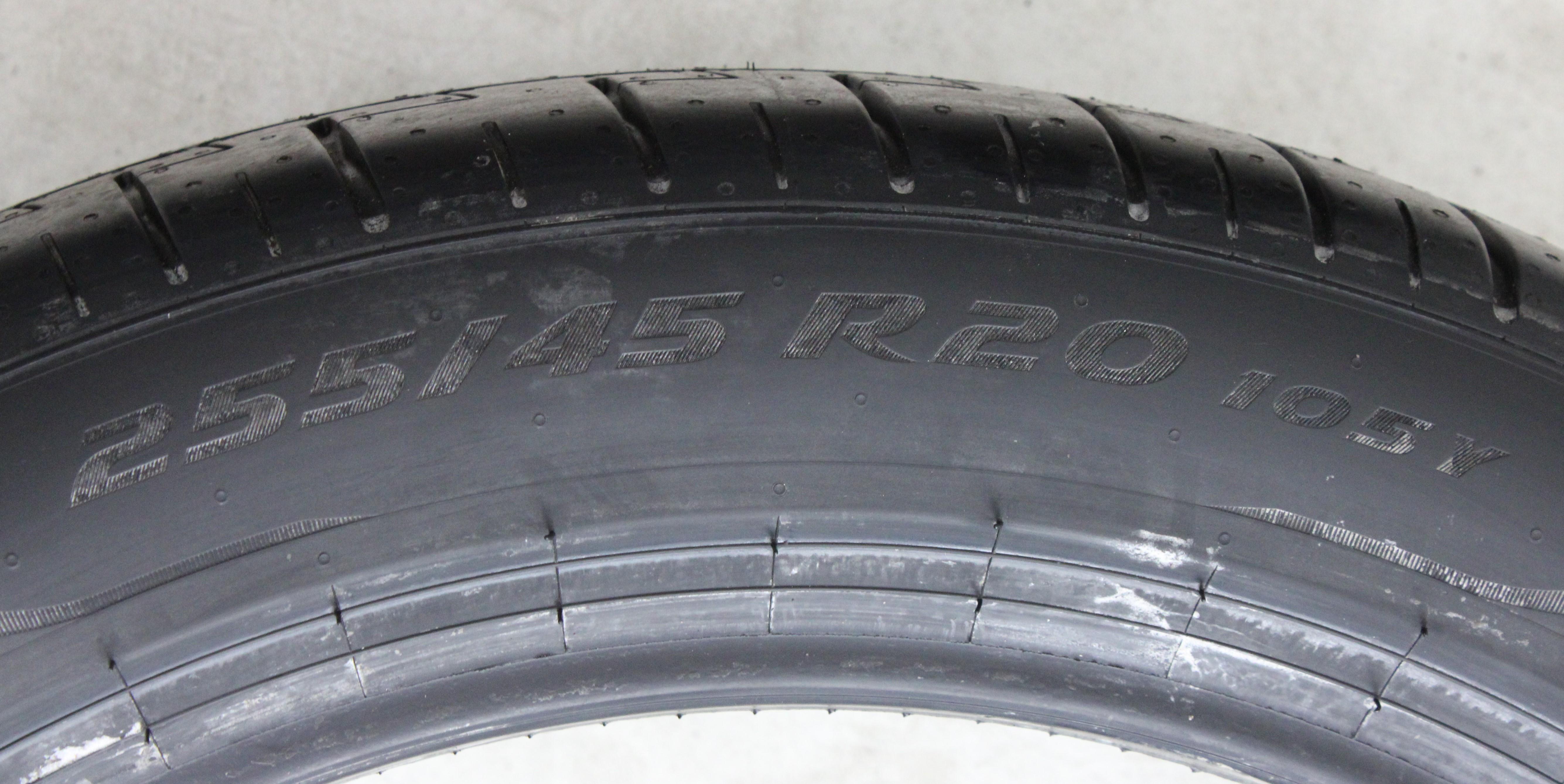 2 x 255/45R20 105Y 2 x 285/40R20 108Y Sommerreifen Pirelli Pzero PZ4 1* Volles Profil 2022 PNCS