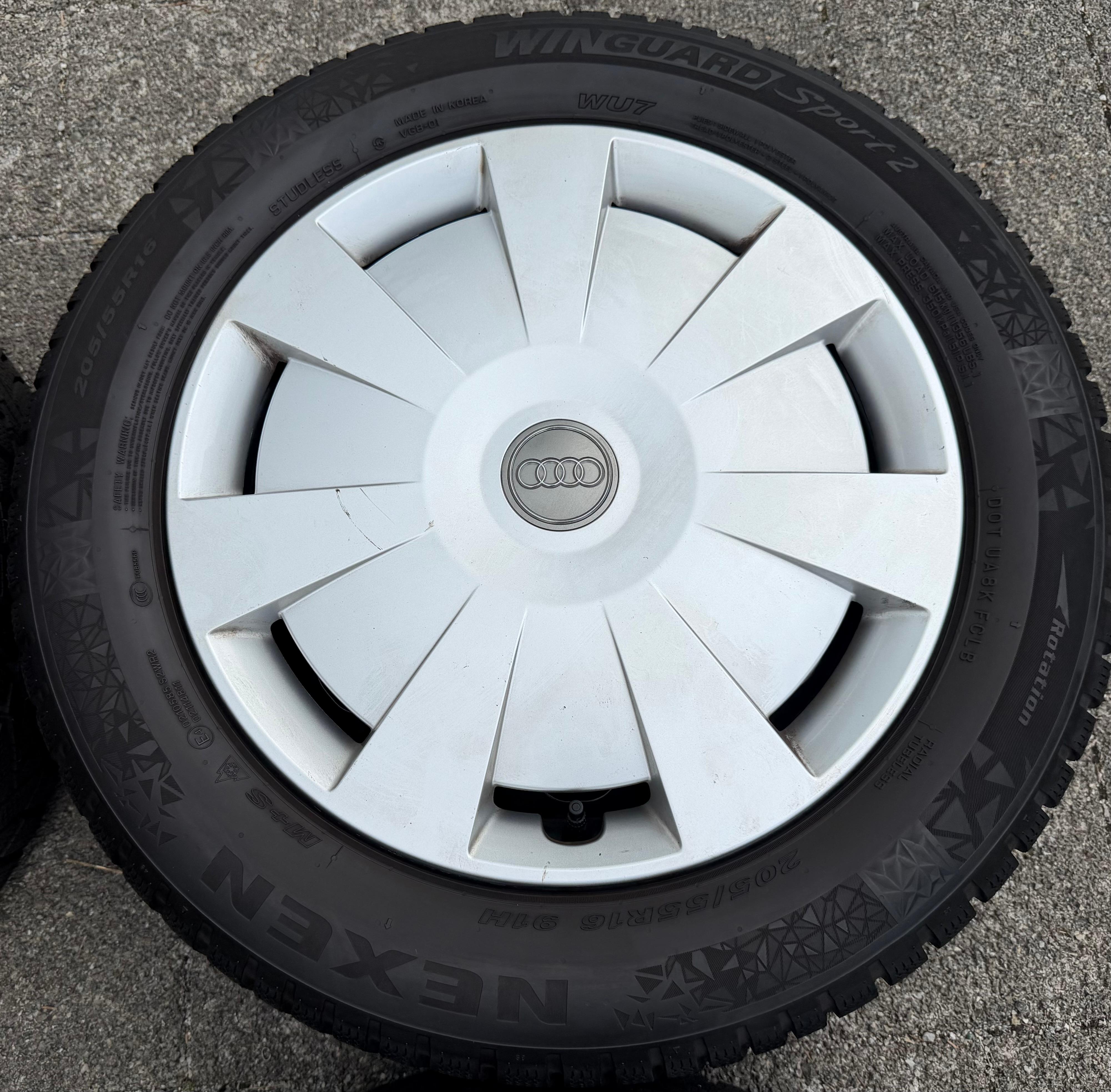 4 Winterräder Audi A3 8V Sportback Cabrio  205/55R16 91H Nexen 8V0601027A 2021