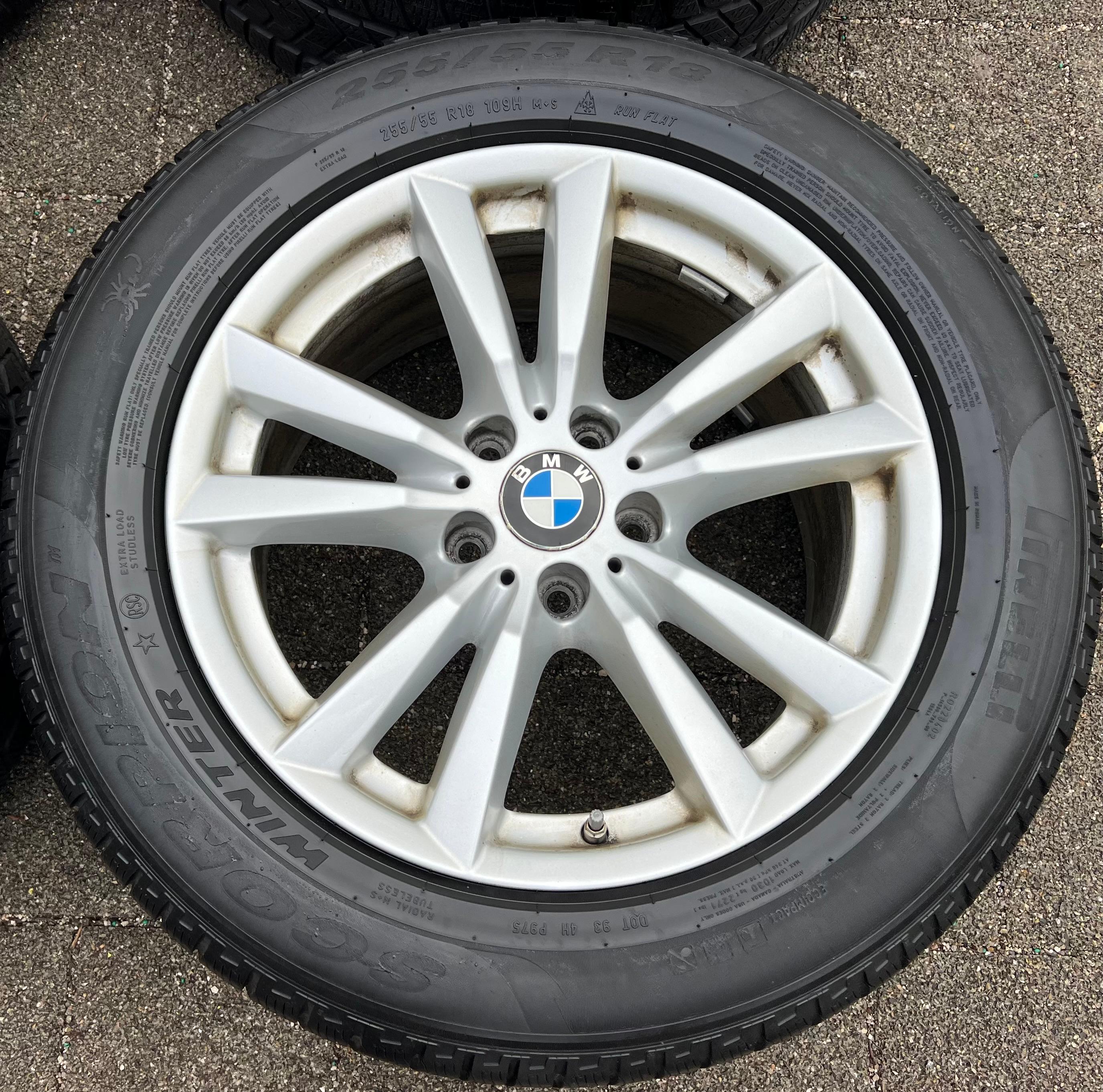 4 ROUES HIVER EN ALU D’ORIGINE 18" BMW X5 F15 255/55R18 109H PIRELLI RDKS