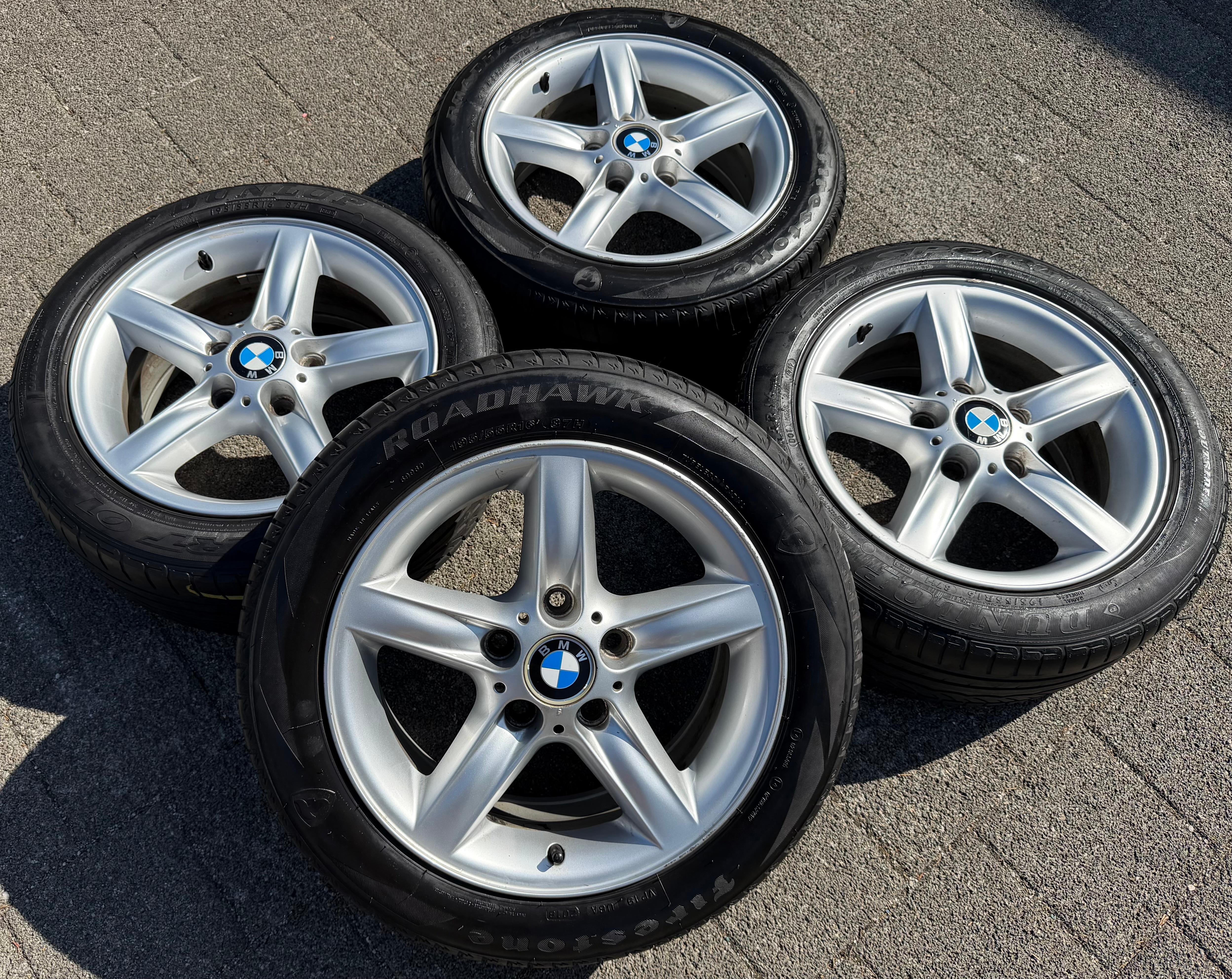 4 jantes en alliage d'origine de 16" pour BMW Série 3 E36, E46, 346, Z3 R/C, 7x16, ET47, 1094505