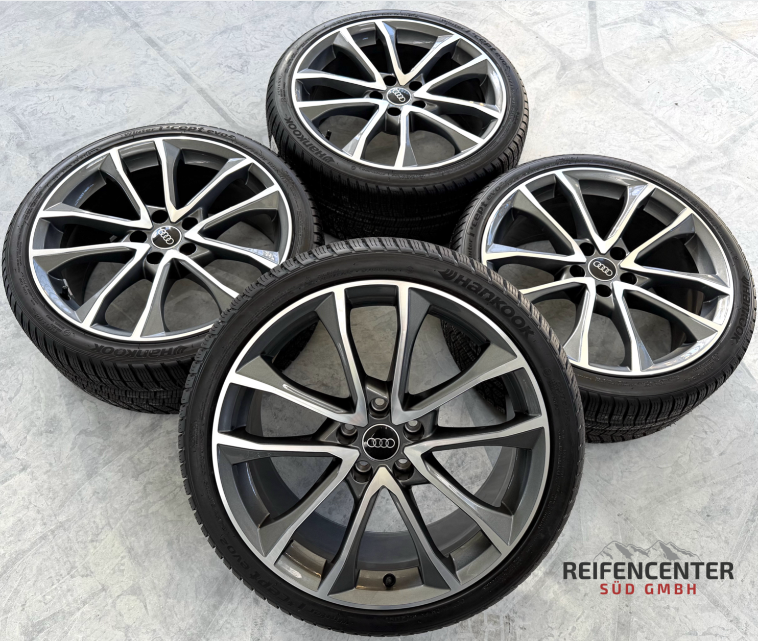 4 Original 19" Alu Winterräder Audi A4 S4 8W B9 8W0601025BF 245/35R19 93W Hankook
