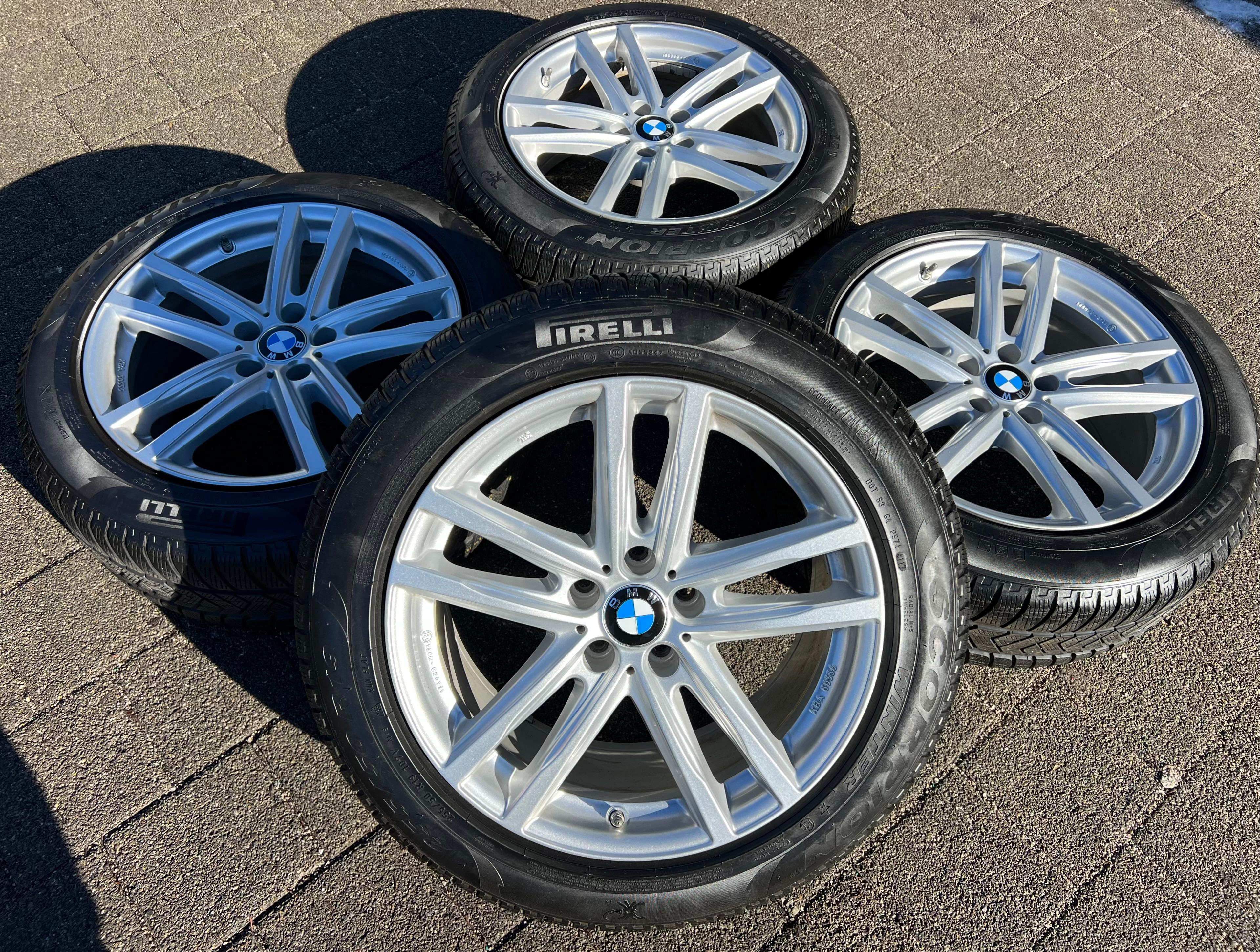 4 ALU 19" WINTERRÄDER BMW X5 F15 255/50R19 107V PIRELLI RDKS FREIHAUS