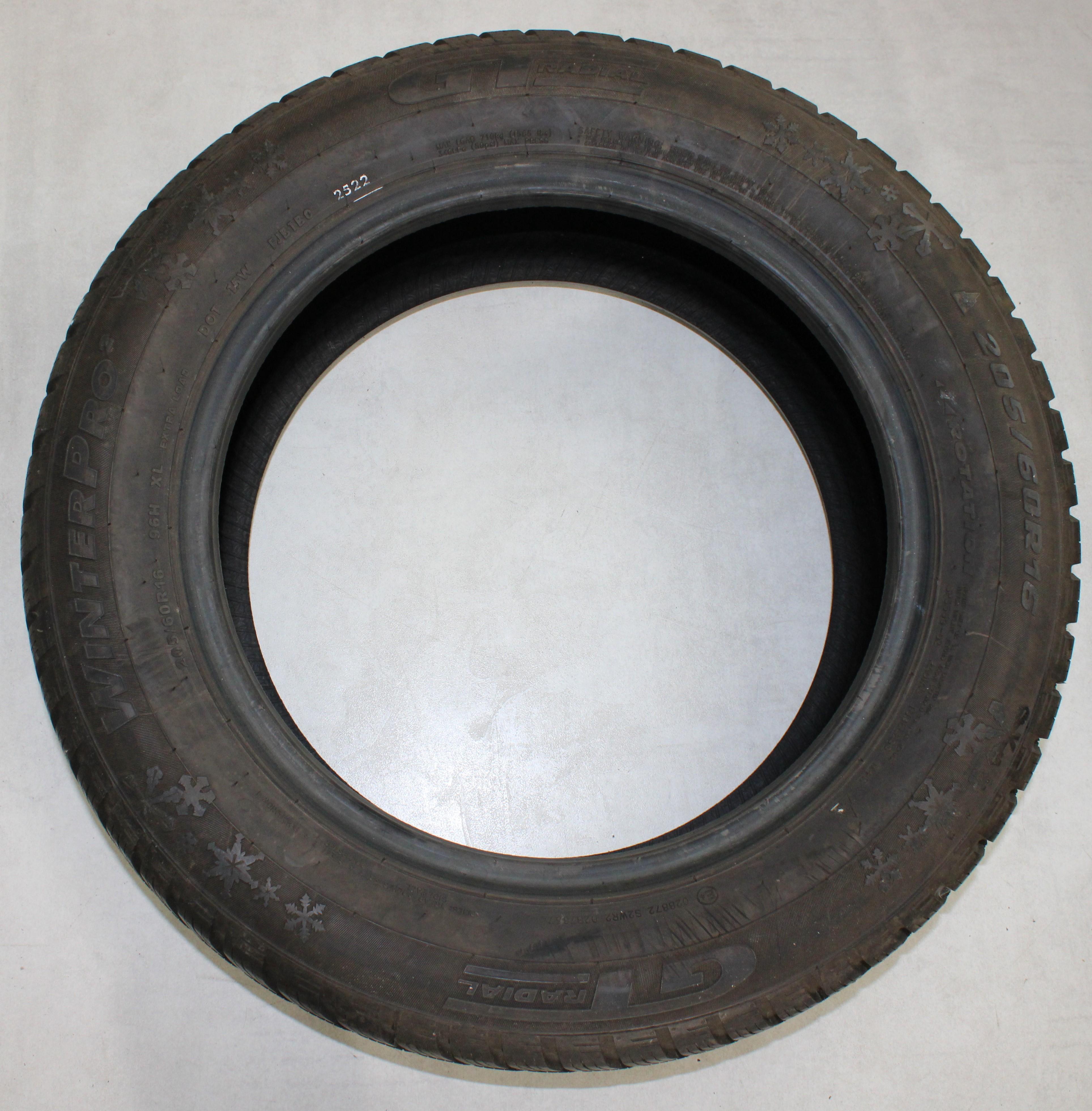 2 x 205/60R16 96H Winterreifen GTRadial WinterPro 2 7,5-8mm 2022 XL