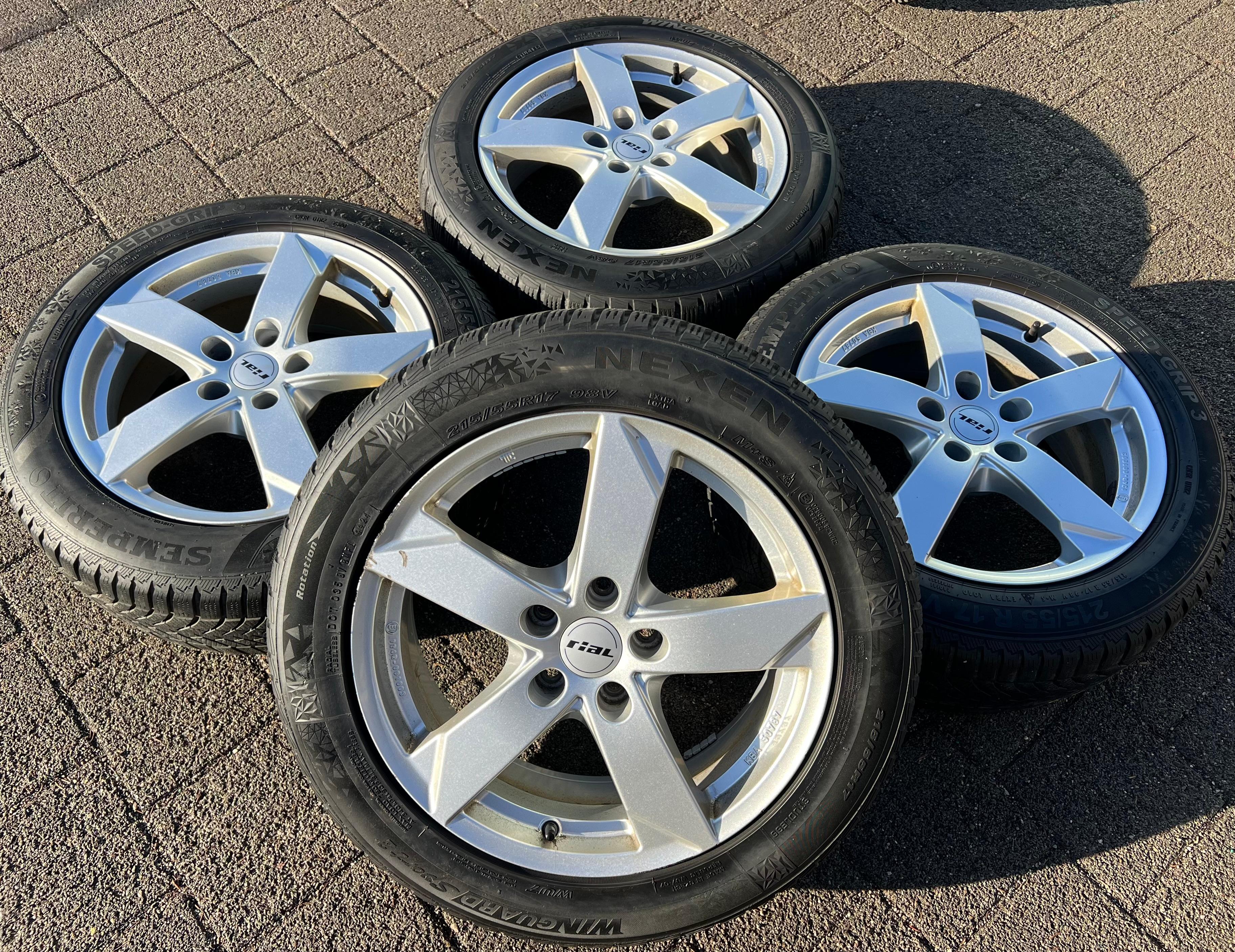Cerchi in lega da 17" per VW Golf, Passat, Caddy, Touran, T-Roc, Skoda Octavia, Seat Leon, Audi A3, Q2