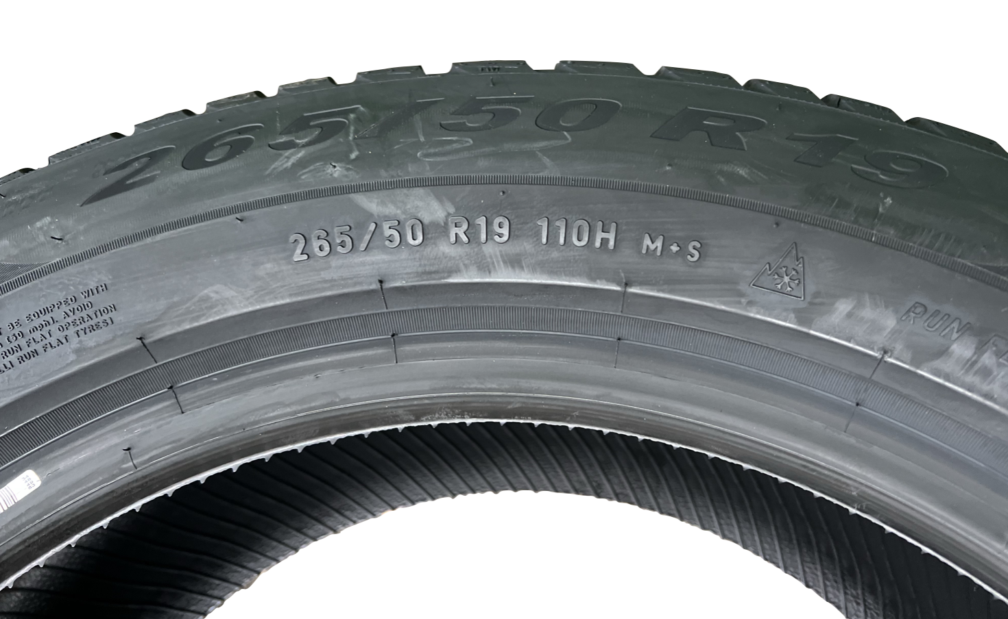 4 x 265/50R19 110V Winterreifen Pirelli Scorpion Winter Runflat NEU 2022 *