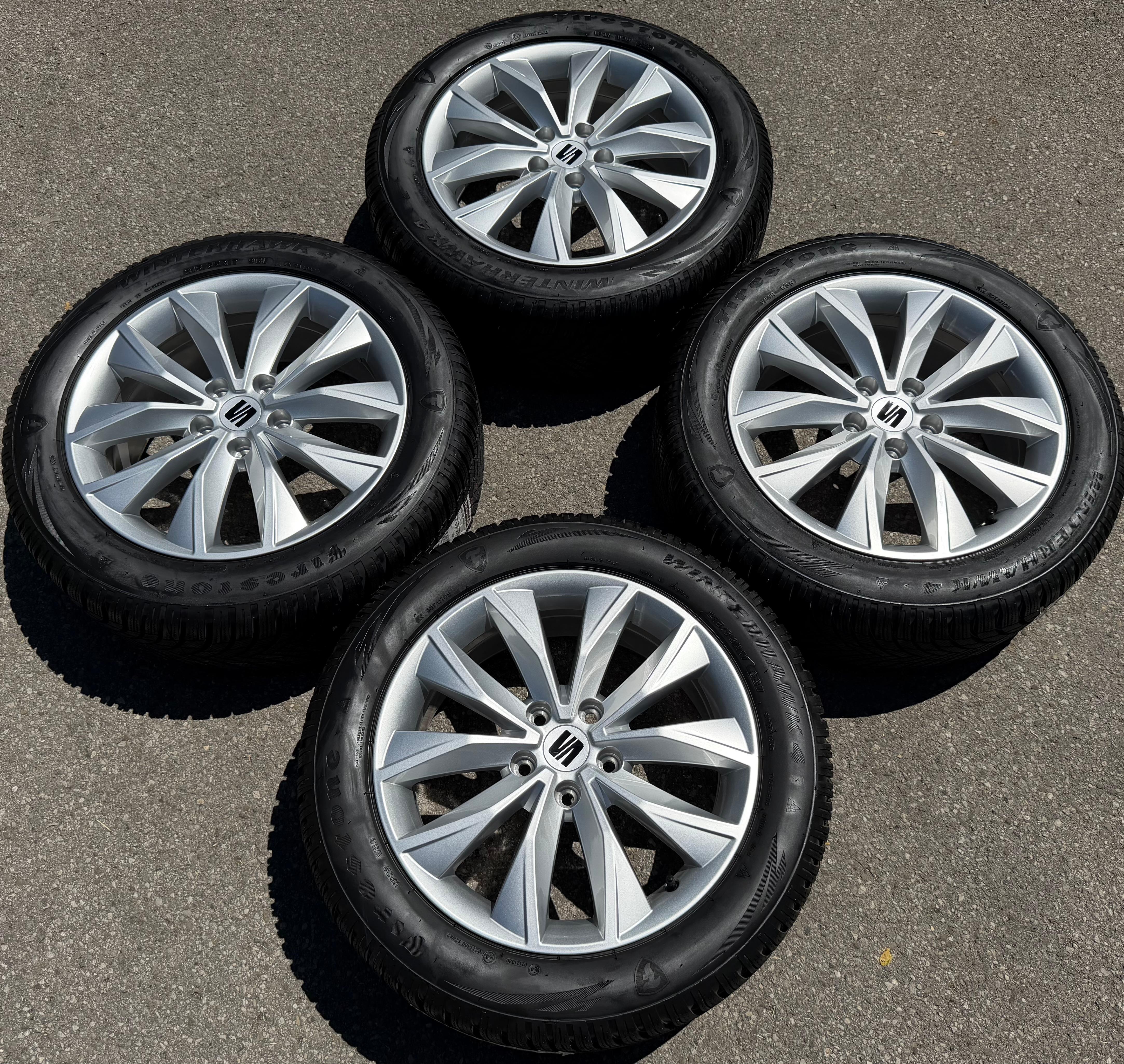 4 ORIGINAL 17" ALU WINTERRÄDER SEAT ATECA CUPRA 575601025M 215/55R17 98V 2025 NEU