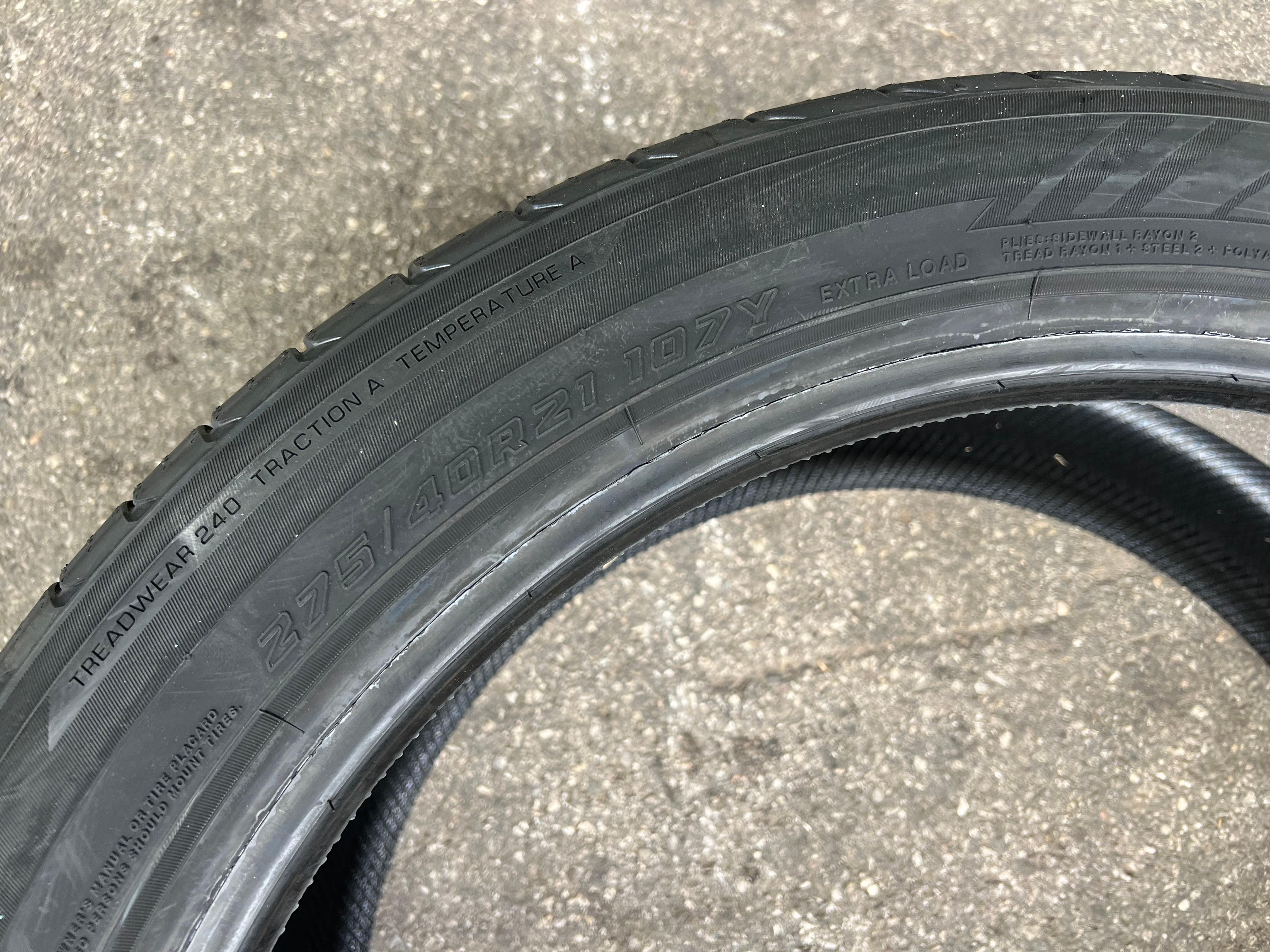 2 x 275/40R21 107Y neumáticos de verano Yokohama Advan Sport V107 2022 Silent NUEVO
