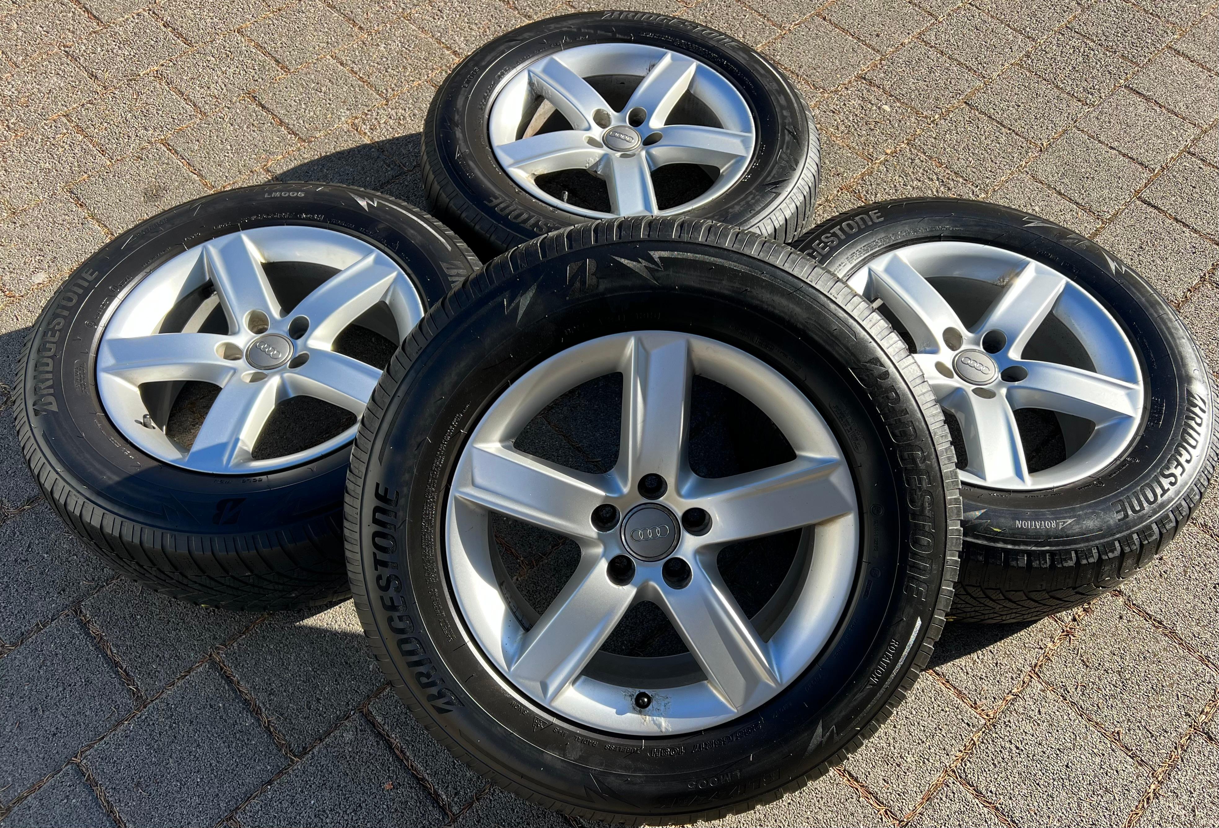4 ORIGINELE 17" ALUMINIUM WIELEN AUDI Q5 8R 8R0071497 WIELEN 7x17 ET37 TOP