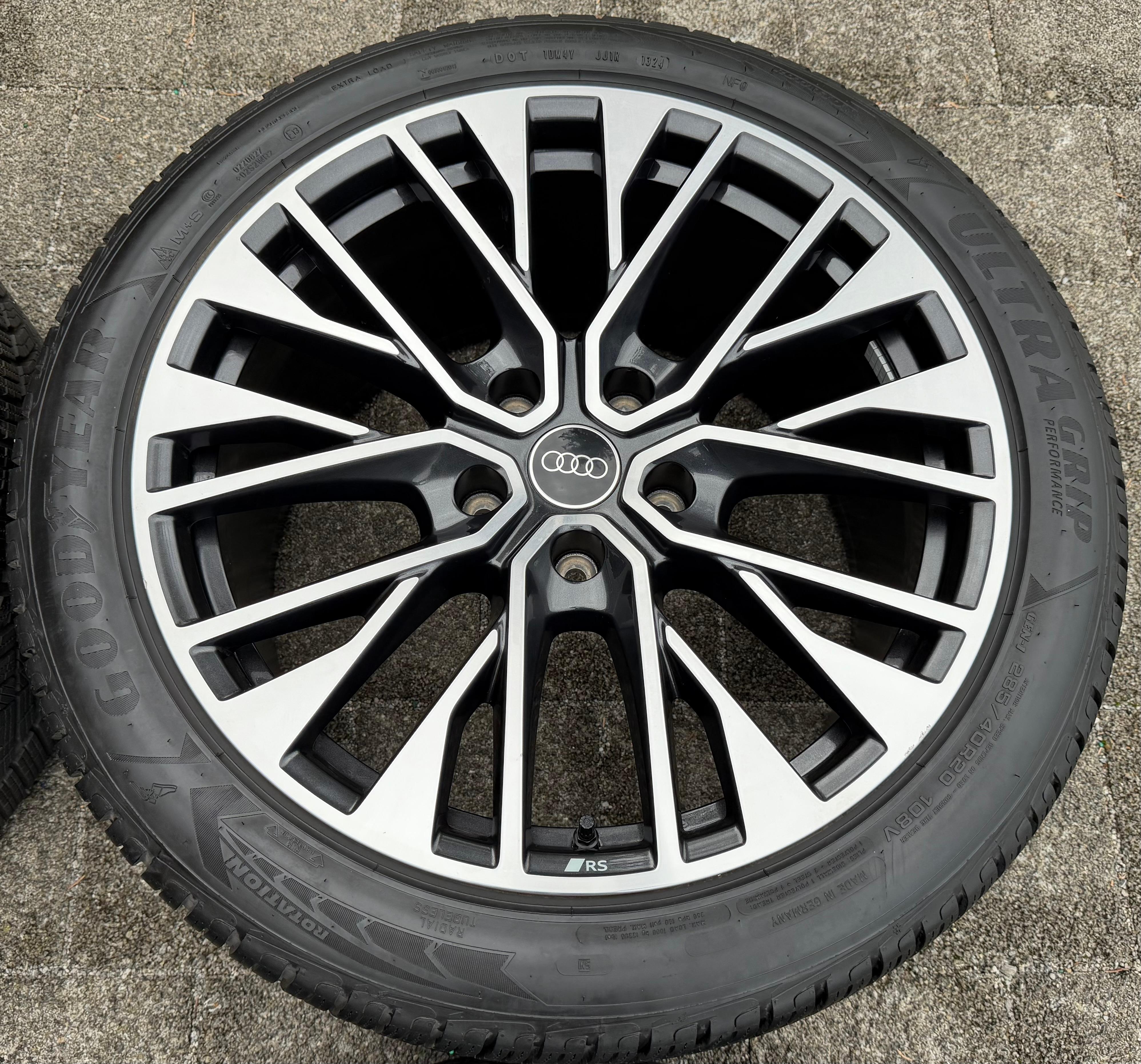 4 RUEDAS DE INVIERNO ORIGINALES DE ALEACIÓN DE 20" PARA AUDI ETRON E-TRON GT 4J3601025CE 4J3601025CF
