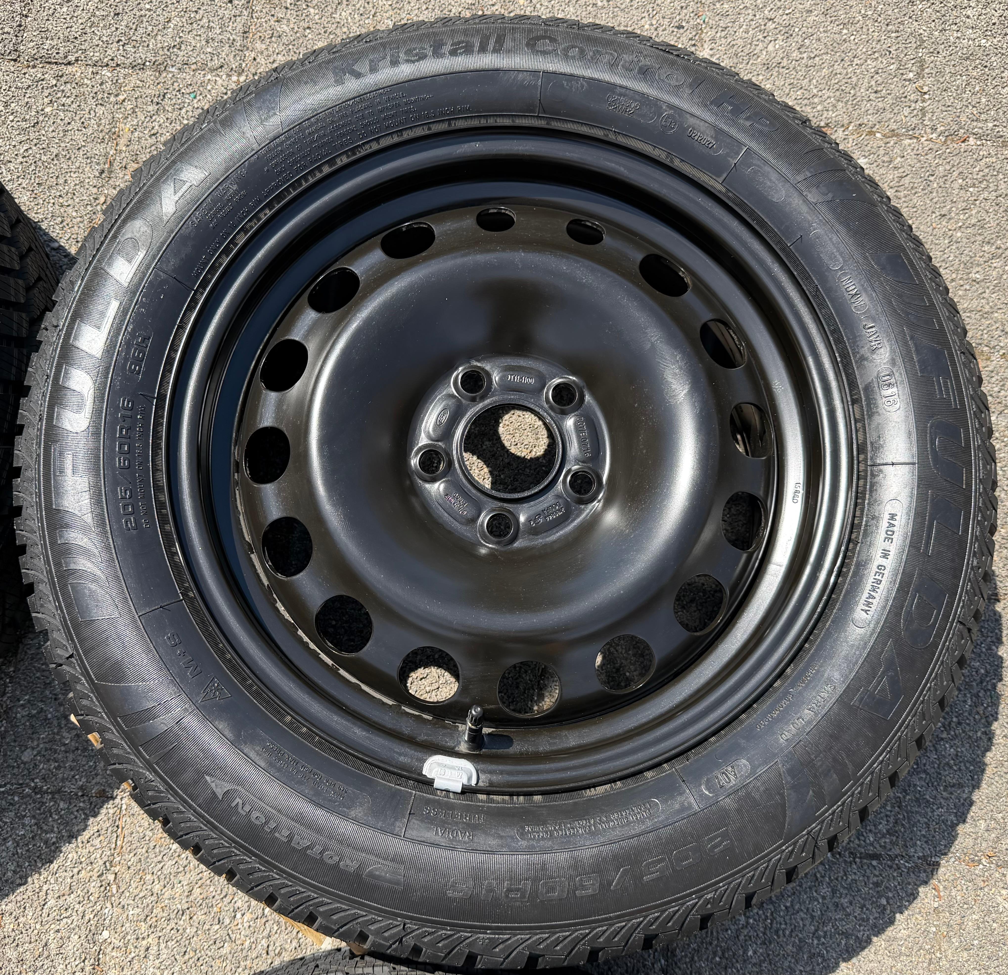 4 Winterräder Ford Transit Tourneo Connect PJ2 PU2 205/60R16 96H Fulda RDKS