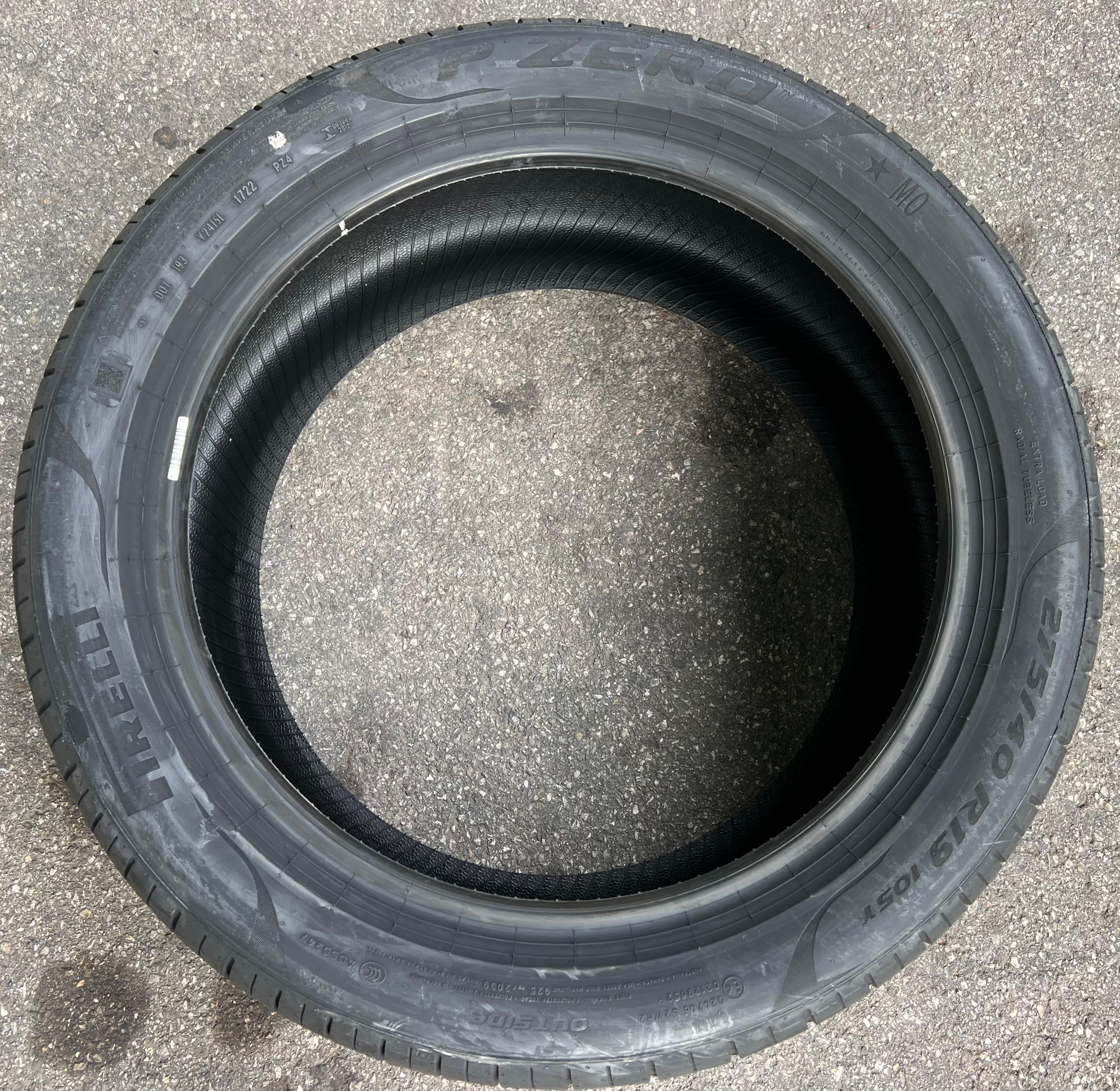 2 x 275/40R19 105Y Zomerbanden Pirelli Pzero PZ4 2022 NIEUW Gratis verzending