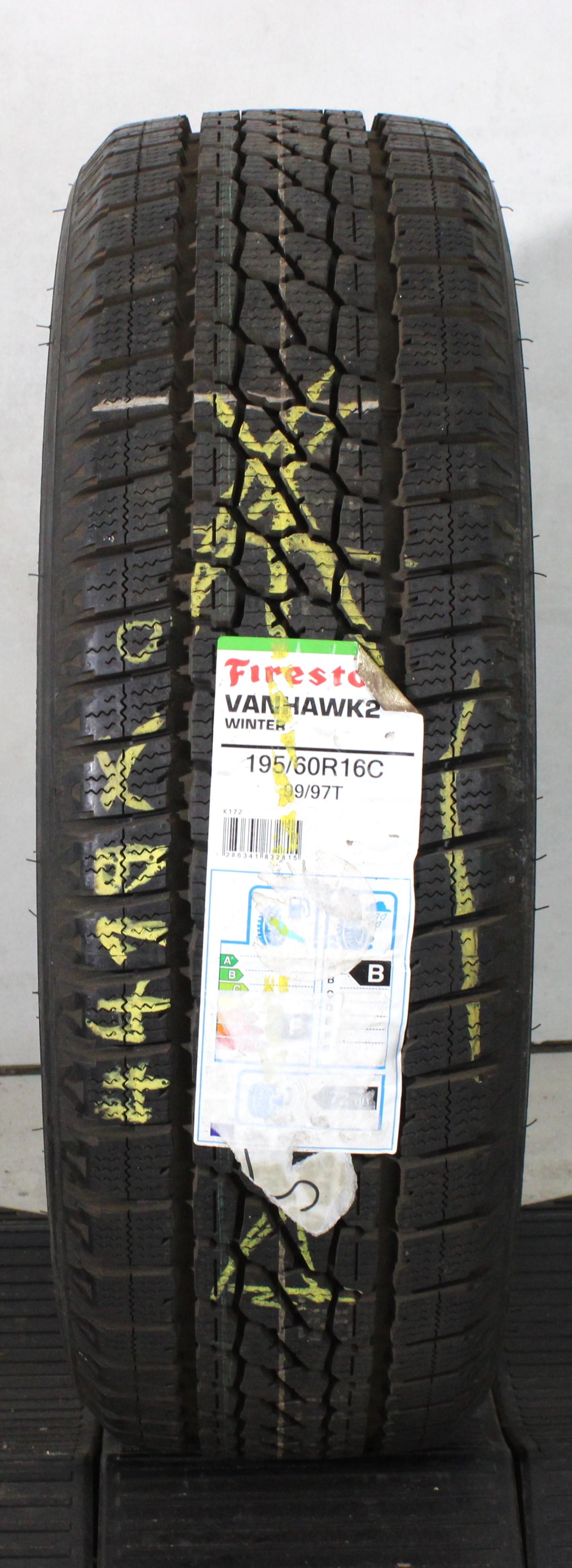 1 x 195/60R16C 99/97T Winterreifen Firestone VanHawk 2 NEU 2019