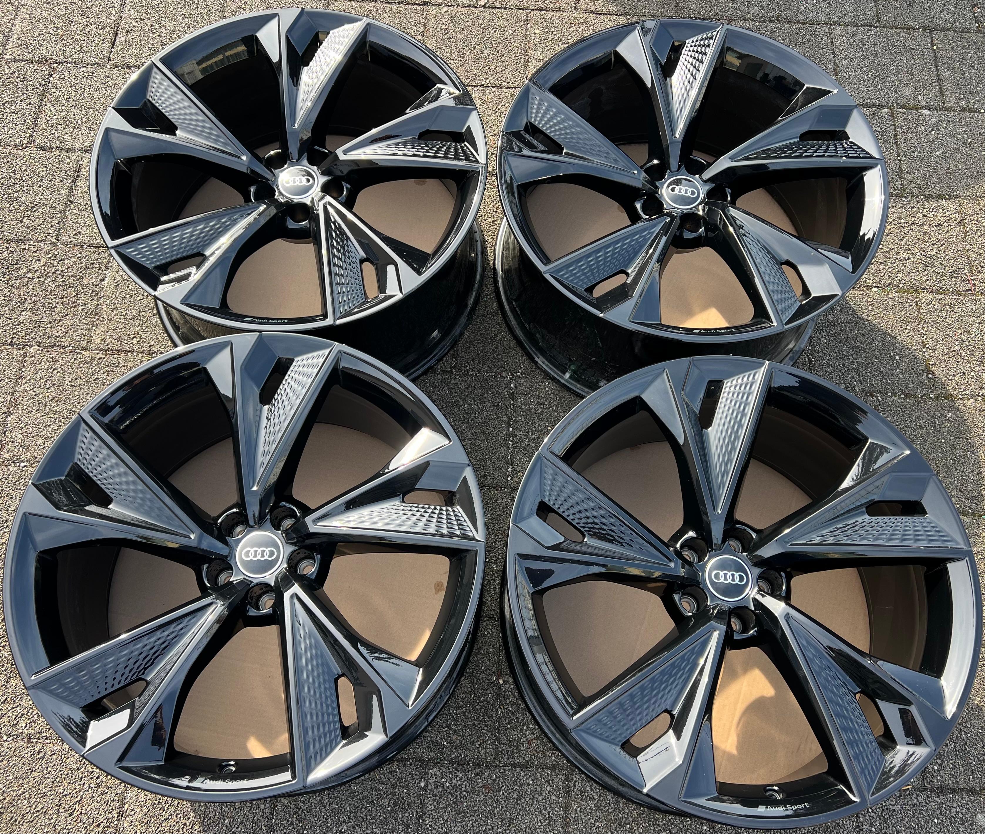 4 CERCHI IN LEGA DA 22" ORIGINALI AUDI RS6 RS7 4K F2 C8 4K0601025BC 10,5x22 ET19