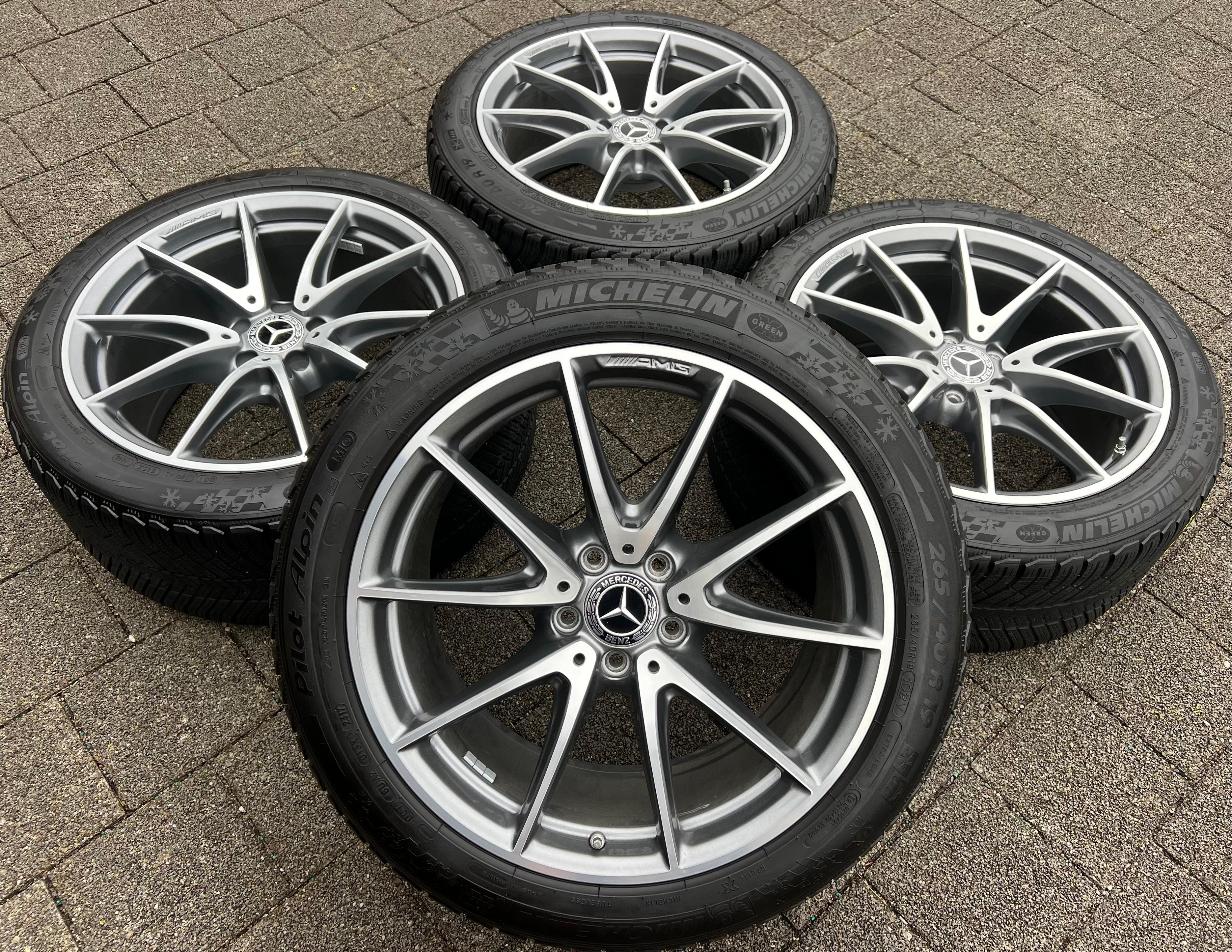 ORIGINAL ALU 19" WINTERRÄDER MERCEDES E-KLASSE AMG E63 W213 A2134012600 A2134014600