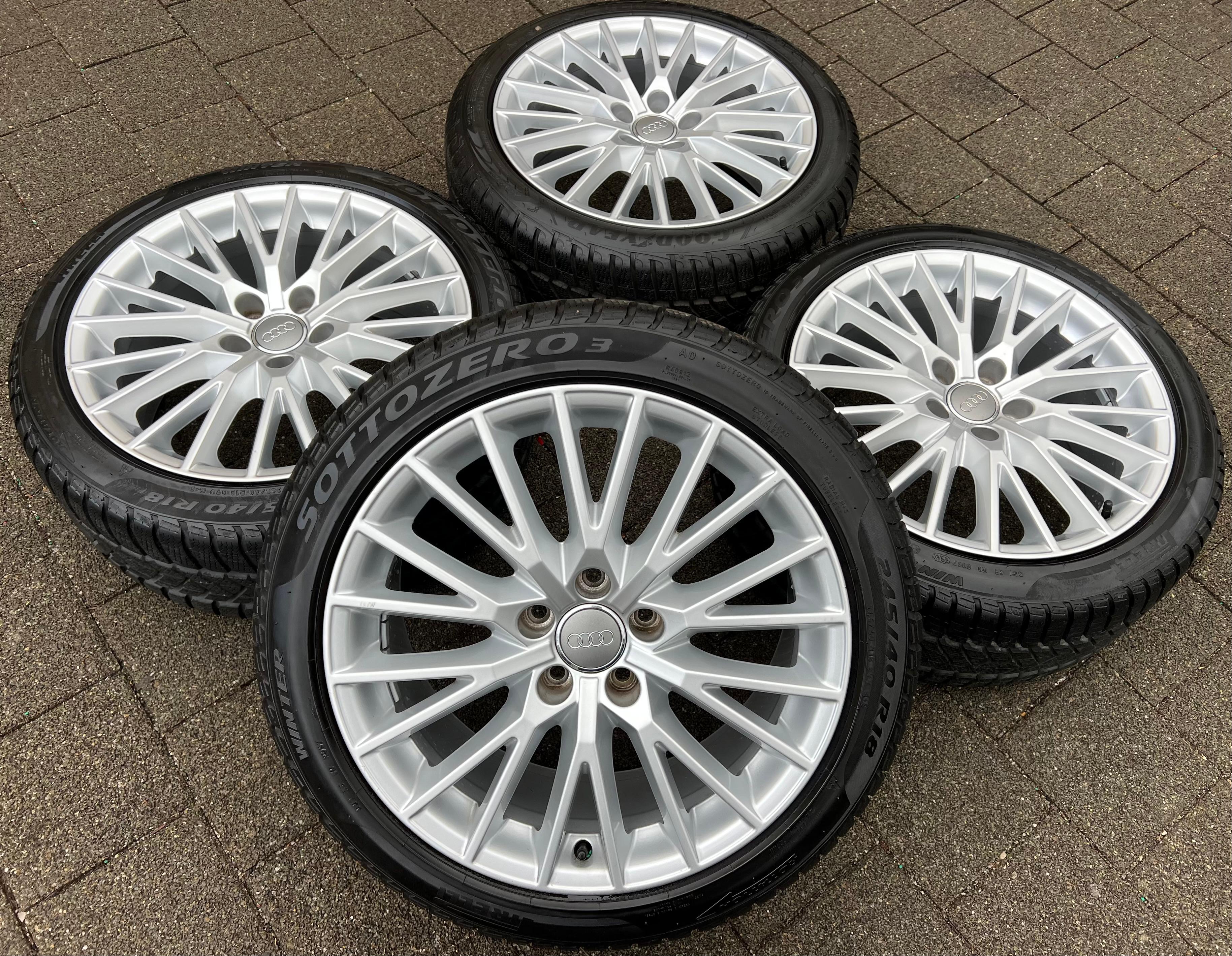4 ORIGINAL 18" ALUMINIUM WHEELS AUDI TT 8S 8S0601025D 8,5x18 ET50 FREIHAUS