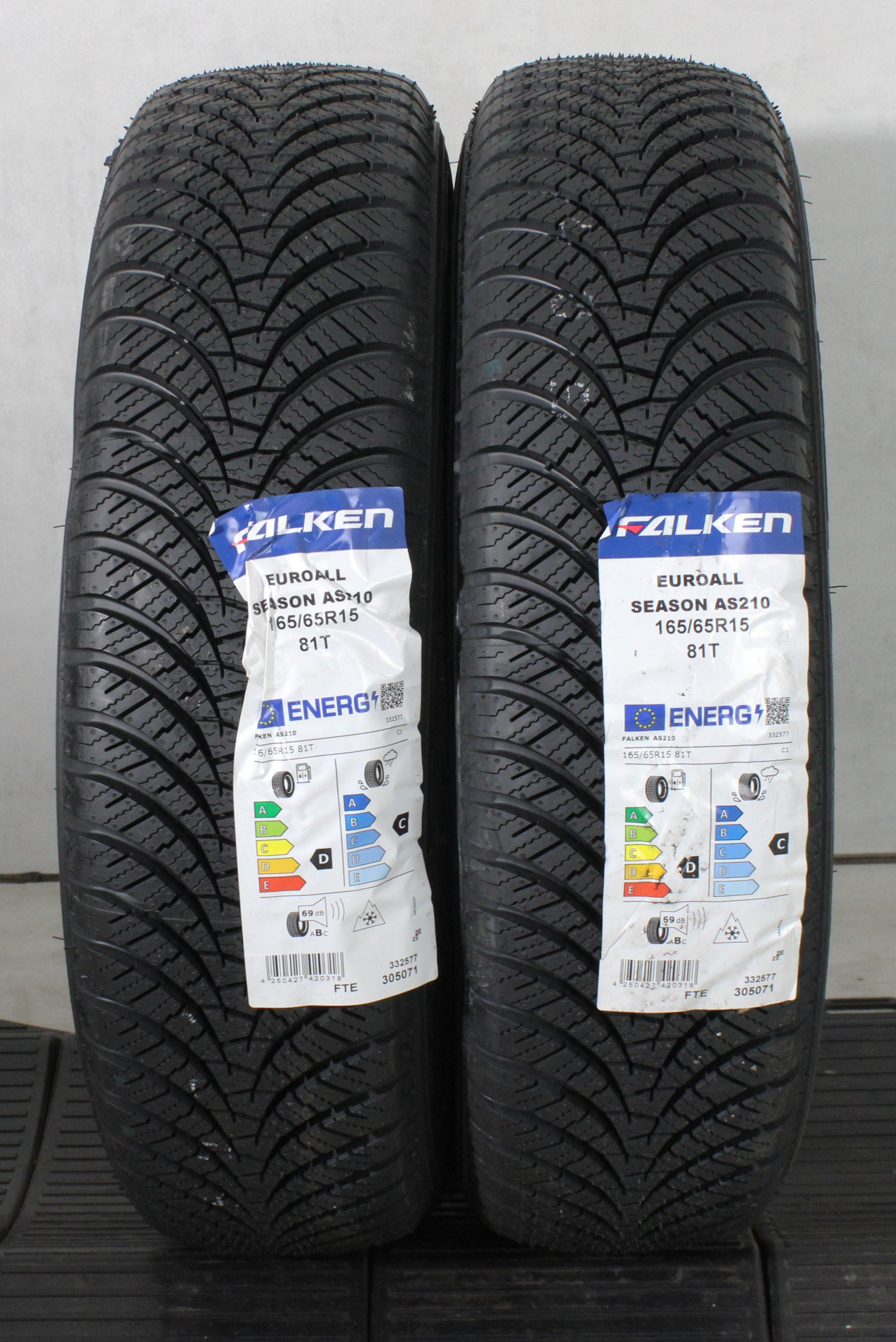 2 x 165/65R15 81T Ganzjahresreifen Falken Euroall Season AS210 2024
