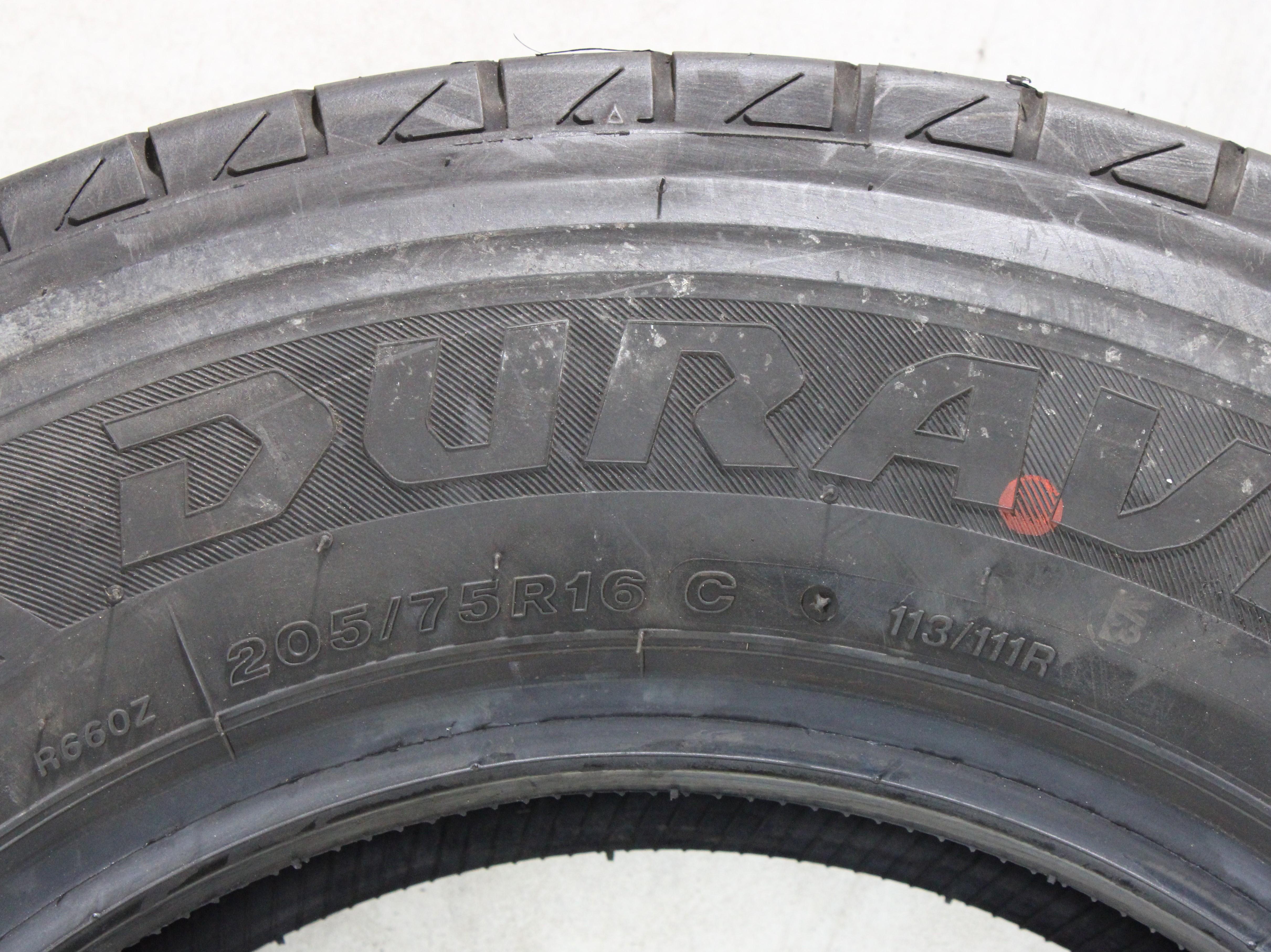 2 x 205/75R16C 113/111R Sommerreifen Bridgestone Duravis R660 2022