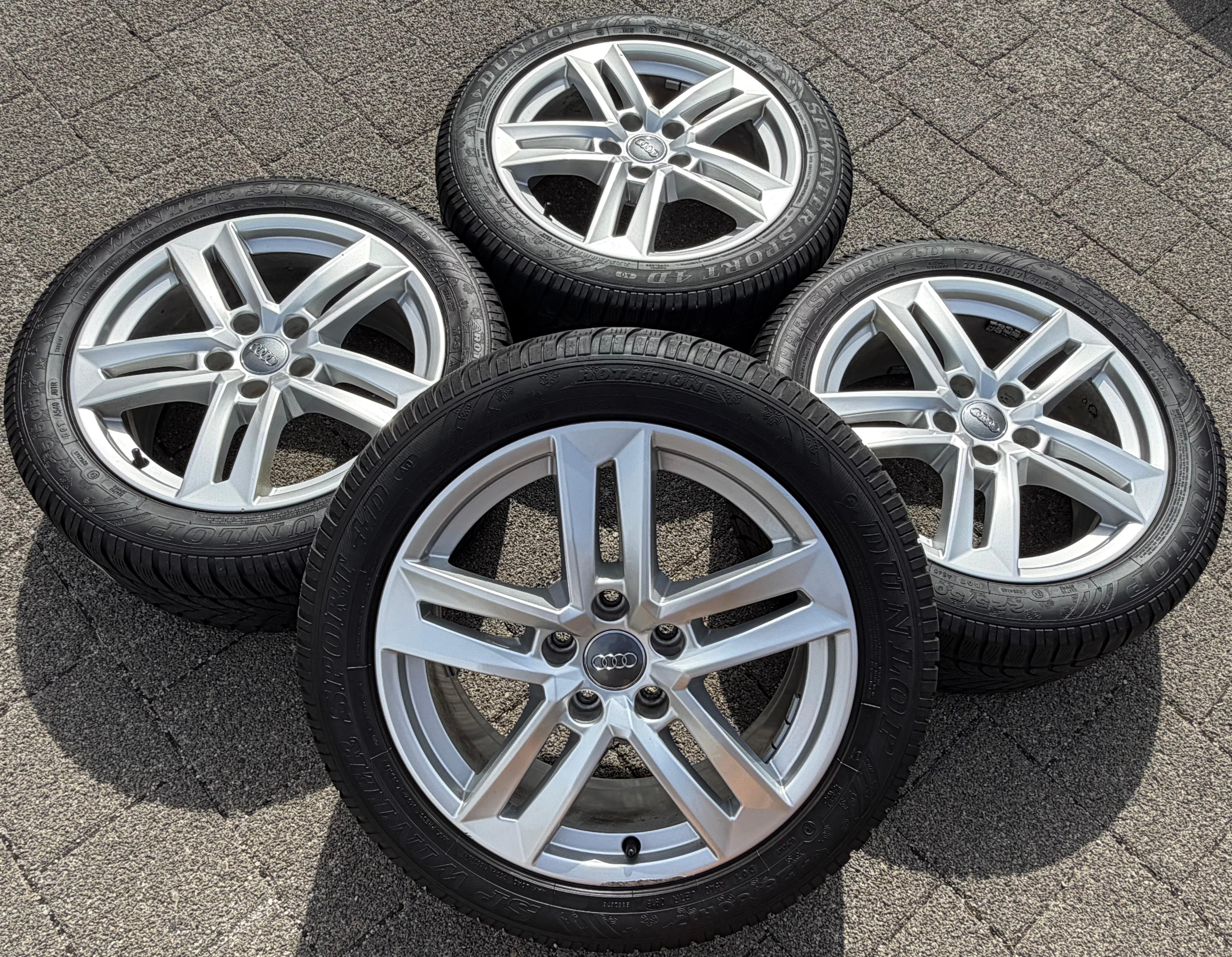4 Original 17" Alufelgen Audi A4 8W B9 8W0601025P 7x17 ET42 Felgen