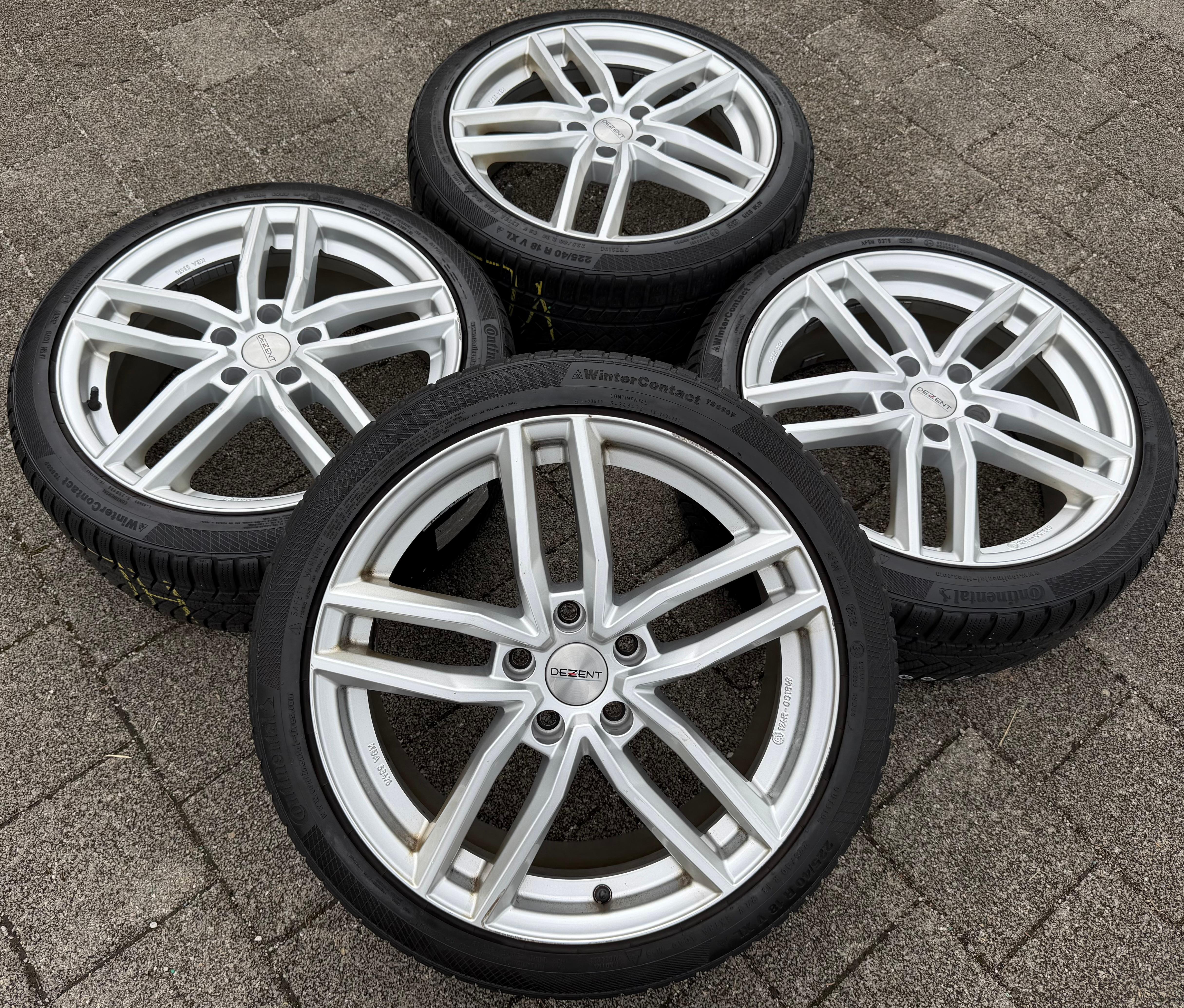 4 ALUFELGEN 18" AUDI A3 SEAT LEON SKODA OCTAVIA VW GOLF 7 8 7,5x18 ET51