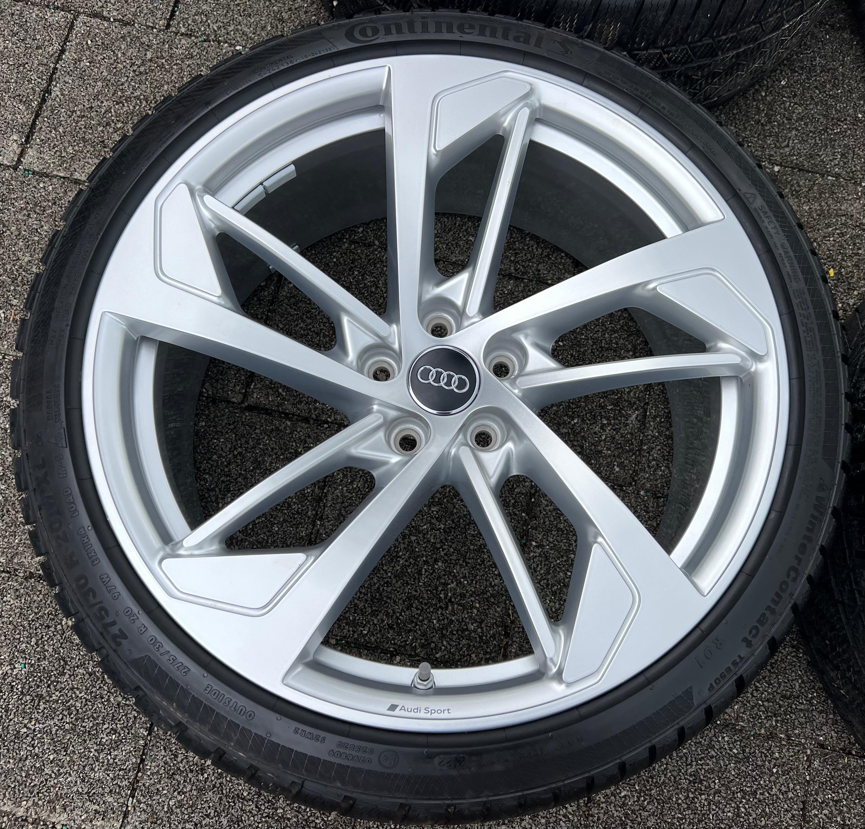 4 ORIGINAL 20" ALU WINTERRÄDER AUDI RS4 RS5 8W 275/30R20 97W 8W0601025CN FREIHAUS