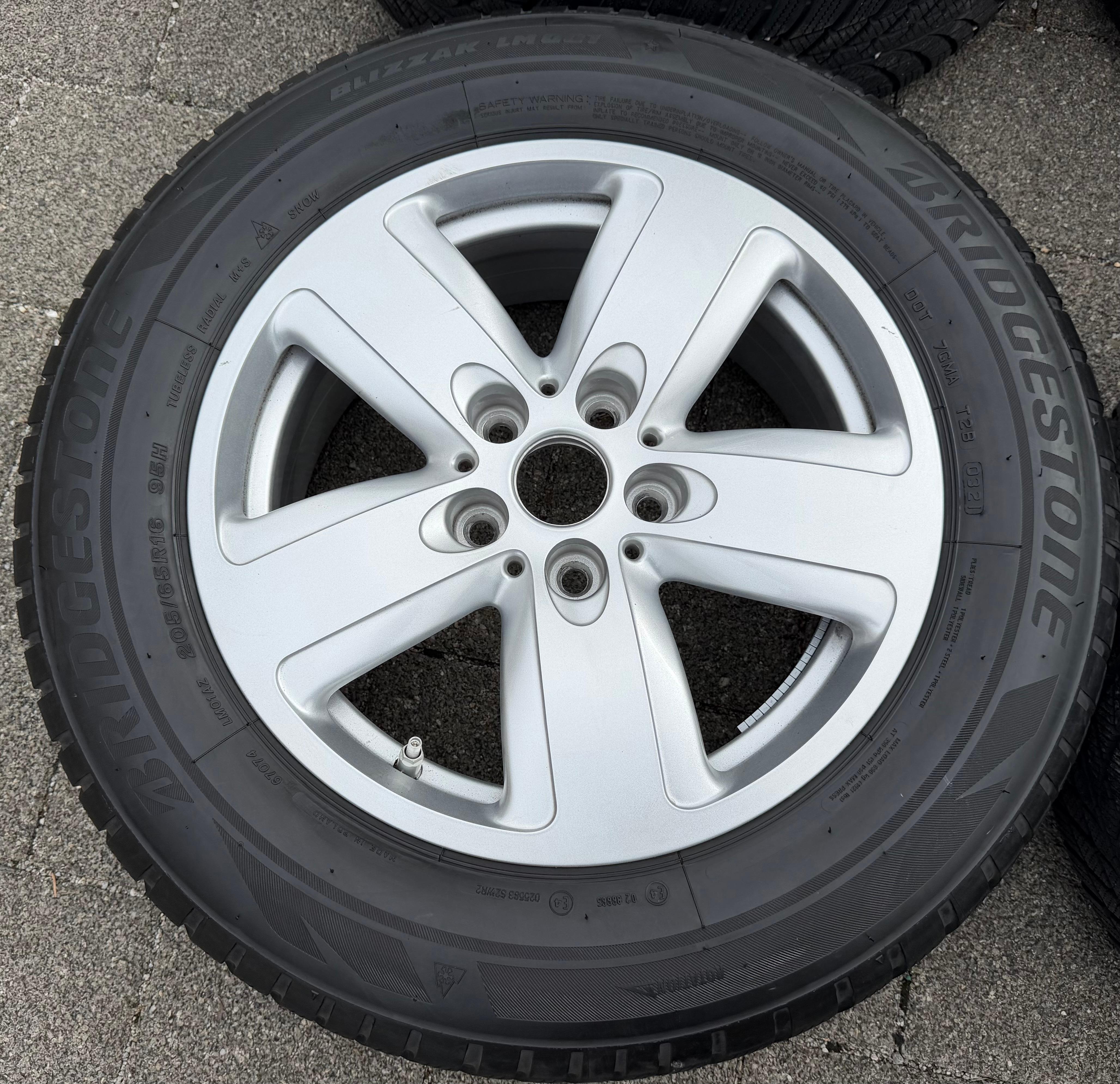 4 ORIGINAL ALU WINTERRÄDER MINI COUNTRYMAN F60 FMX 205/65R16 95H 6856029 RDKS