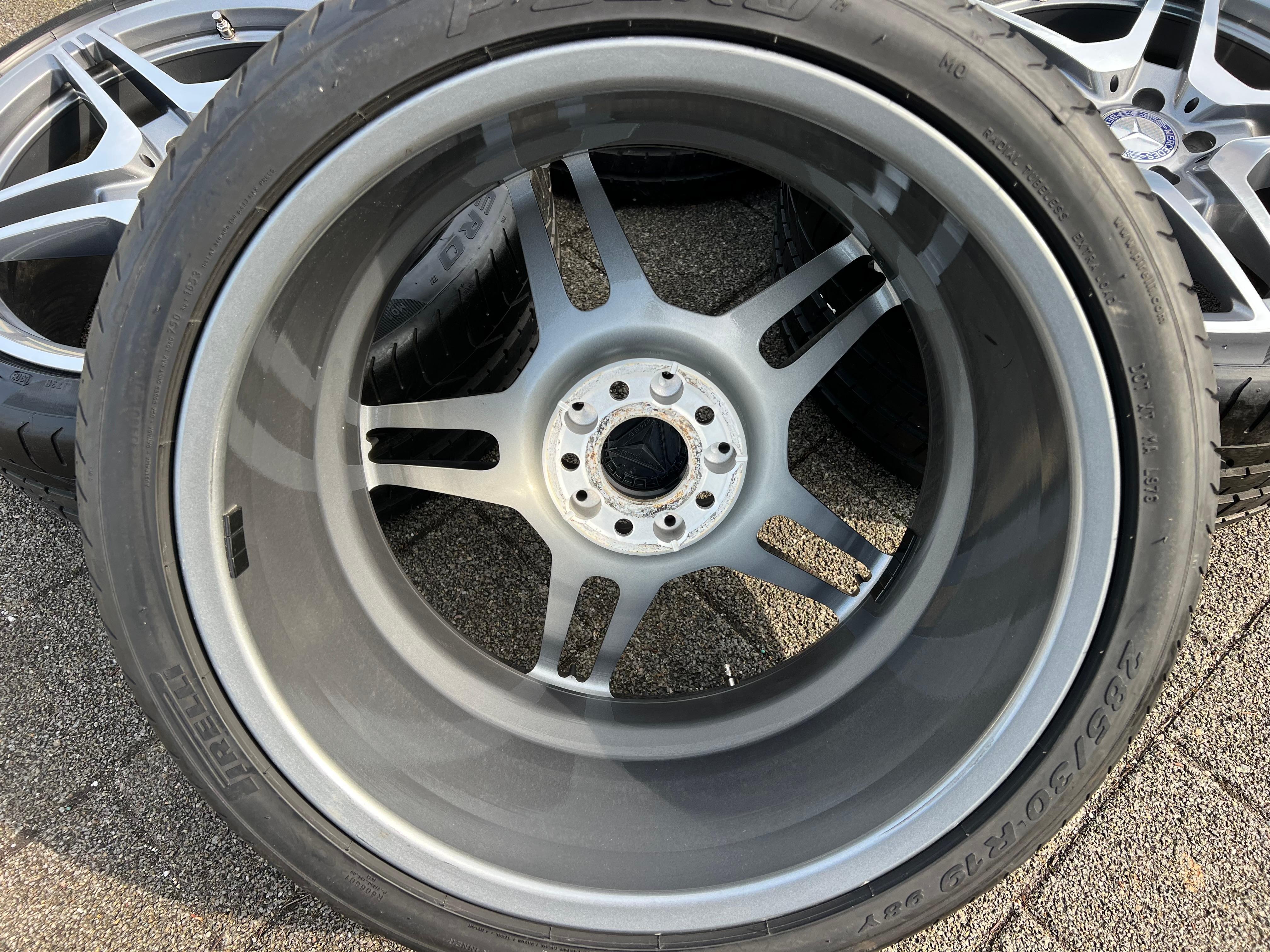 4 ORIGINAL 19" ALUFELGEN MERCEDES E-KLASSE W212 E63 AMG A2124012702 A2124012802