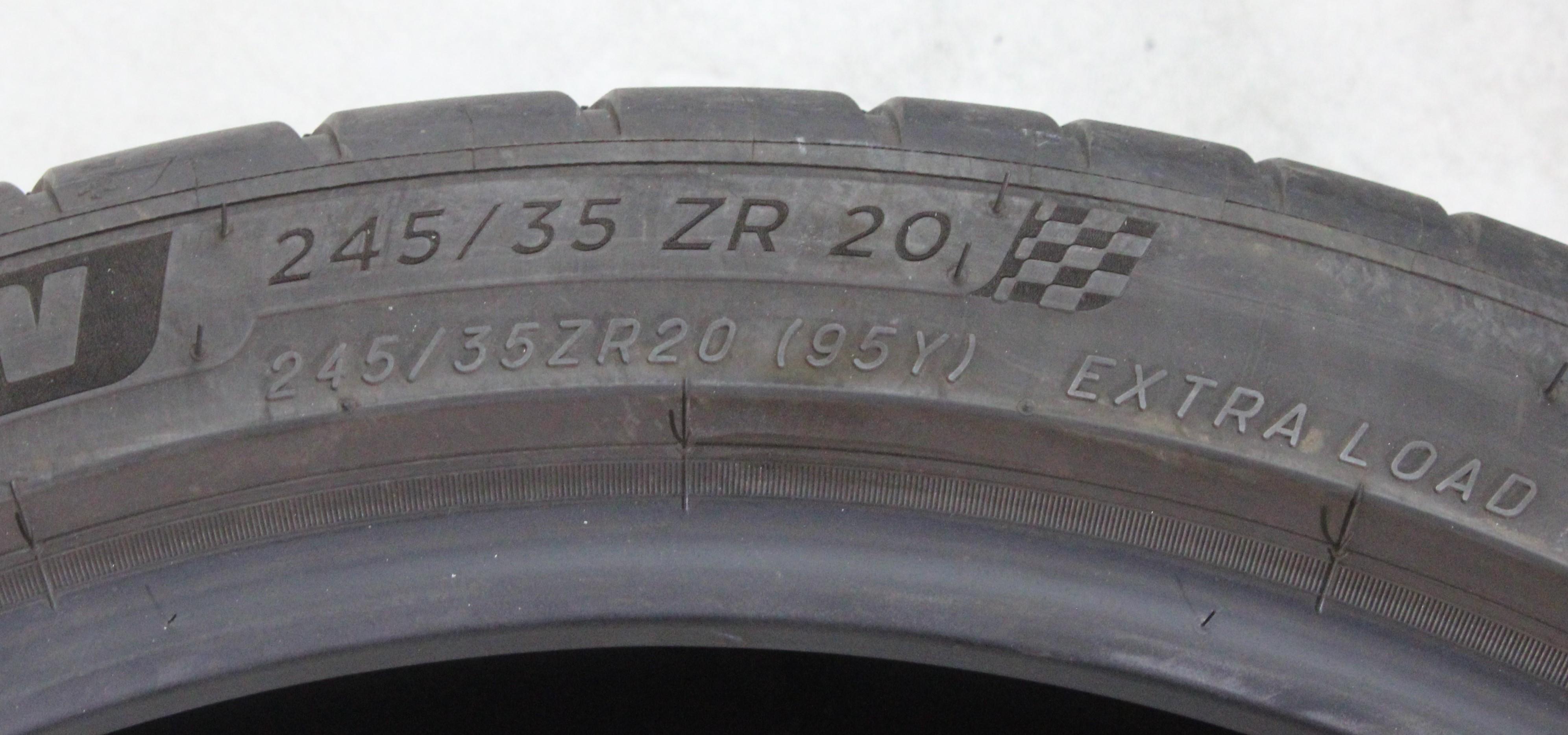 1 x 245/35R20 95Y Sommerreifen Michelin Pilot Sport 4S 5-5,5mm 2019 XL