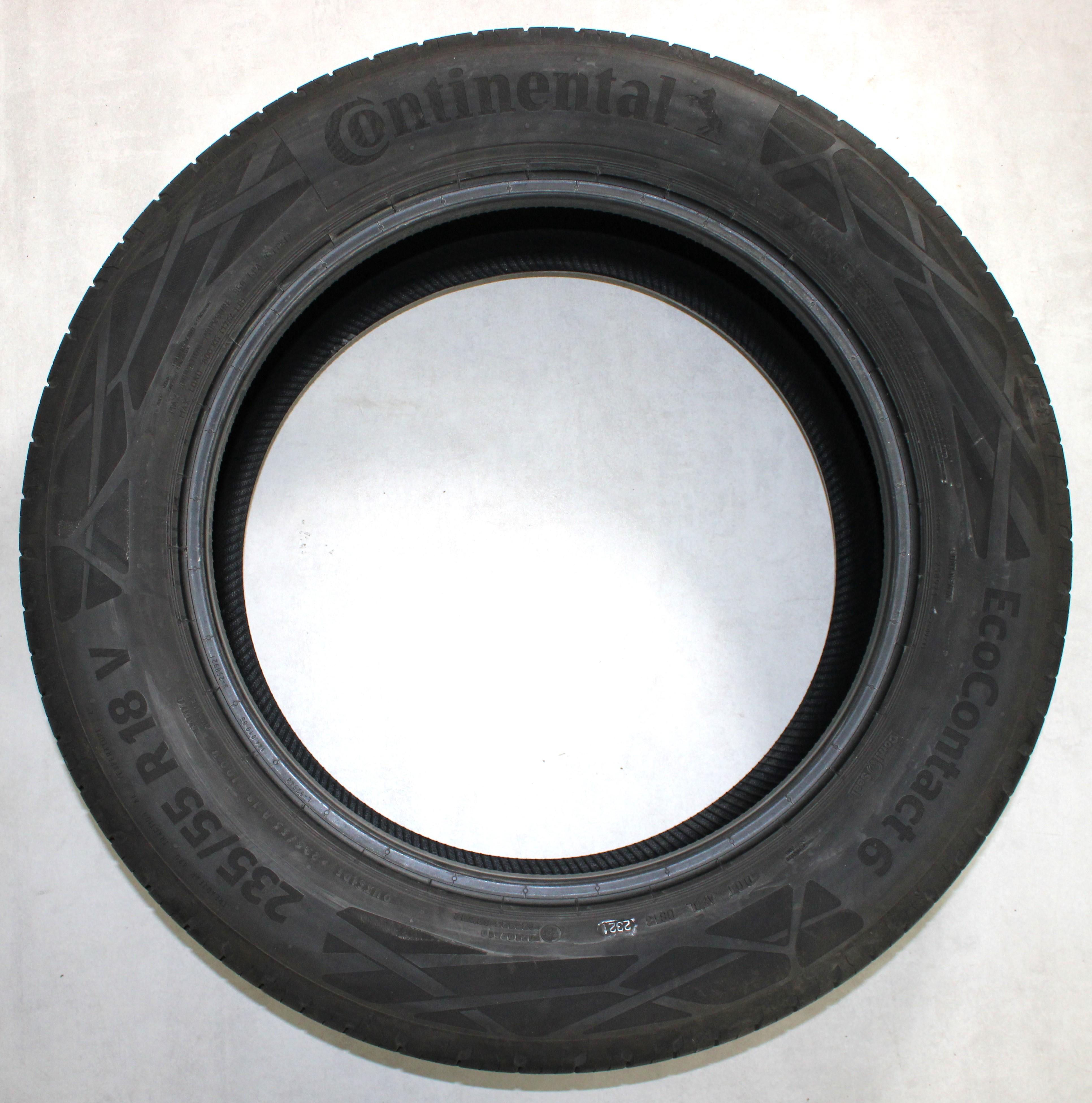 4 x 235/55R18 100V Sommerreifen Continental  Eco Contact 6 4,5-5mm 2x2019/2x2021 Seal