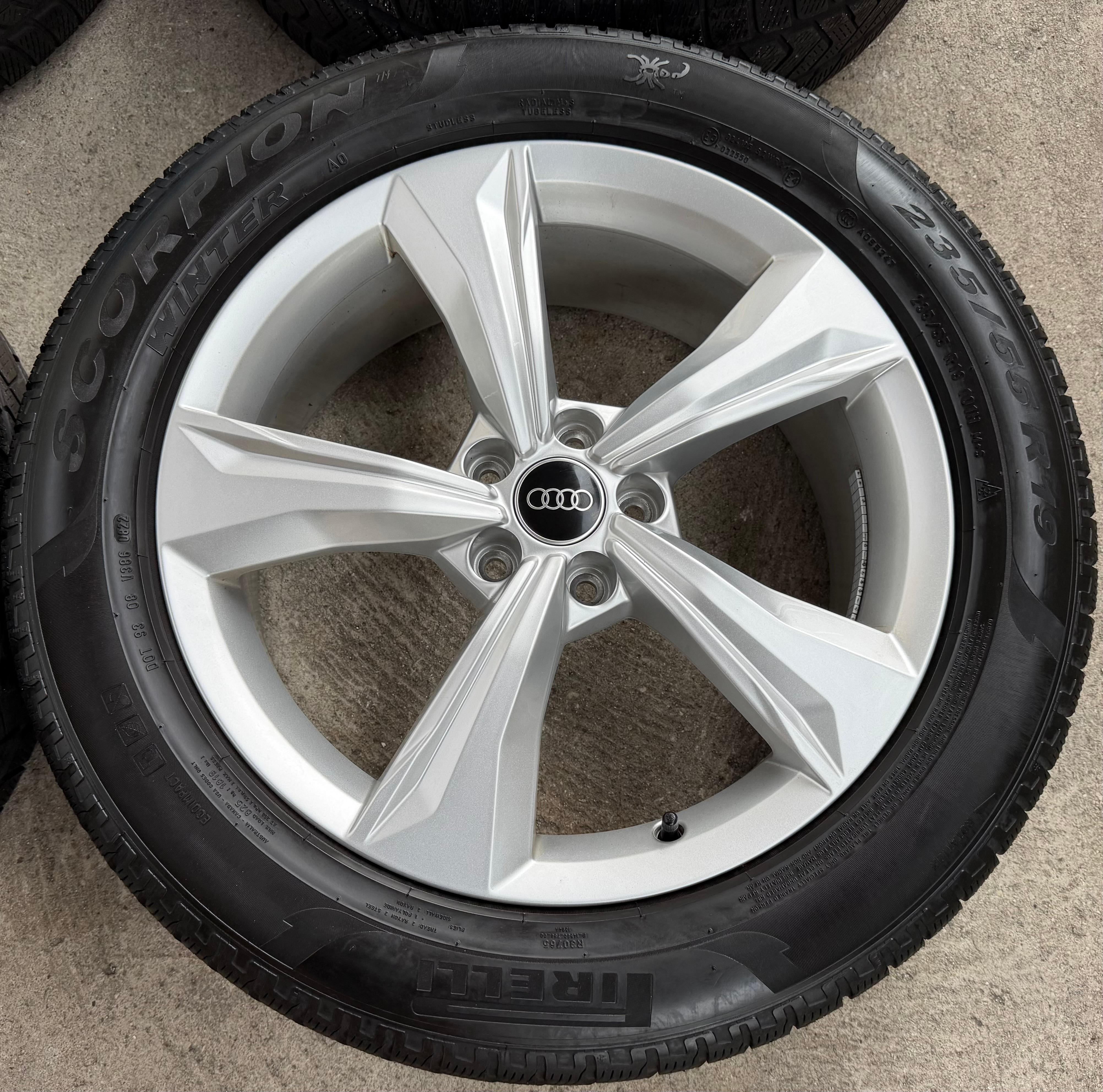 4 Original 19" Alu Winterräder Audi Q5 SQ5 FY 80A601025K 235/55R19 101H Pirelli