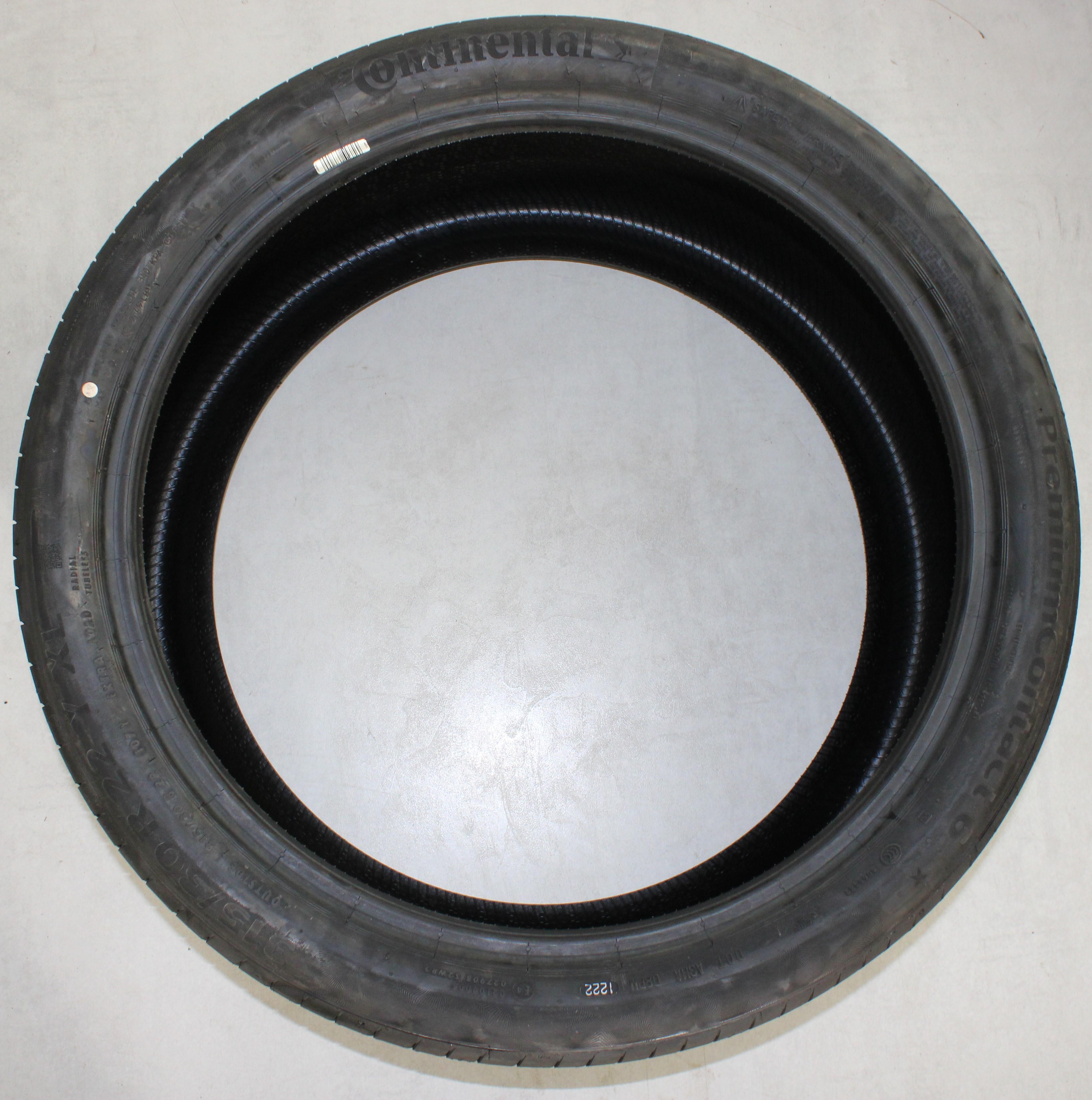 1 neumático de verano 315/30R22 107Y Continental Premium Contact 6 * Profundidad total del dibujo 2022 XL