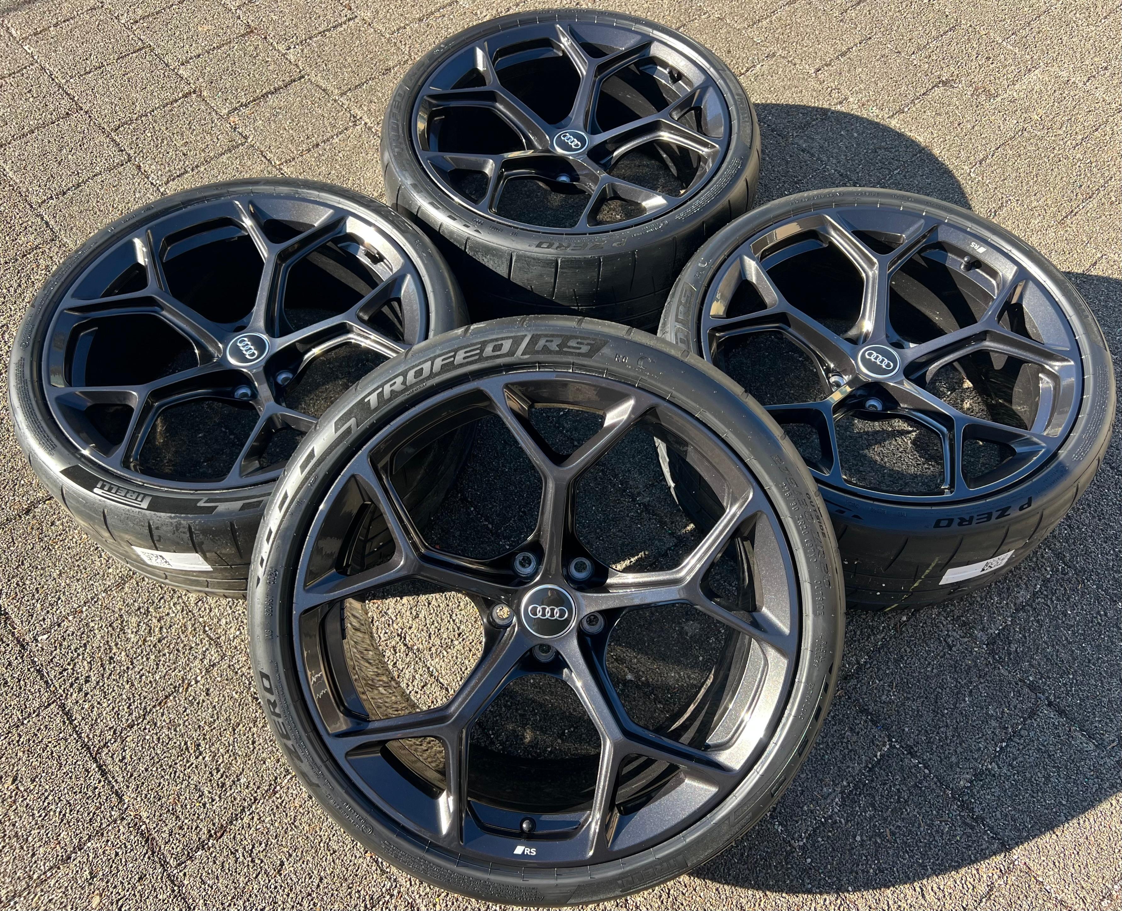 4 ORIGINELE 20" ALU-ZOMERWIELEN AUDI RS4 RS5 8W 275/30R20 97Y 8W0601025GJ GRATIS VERZENDING