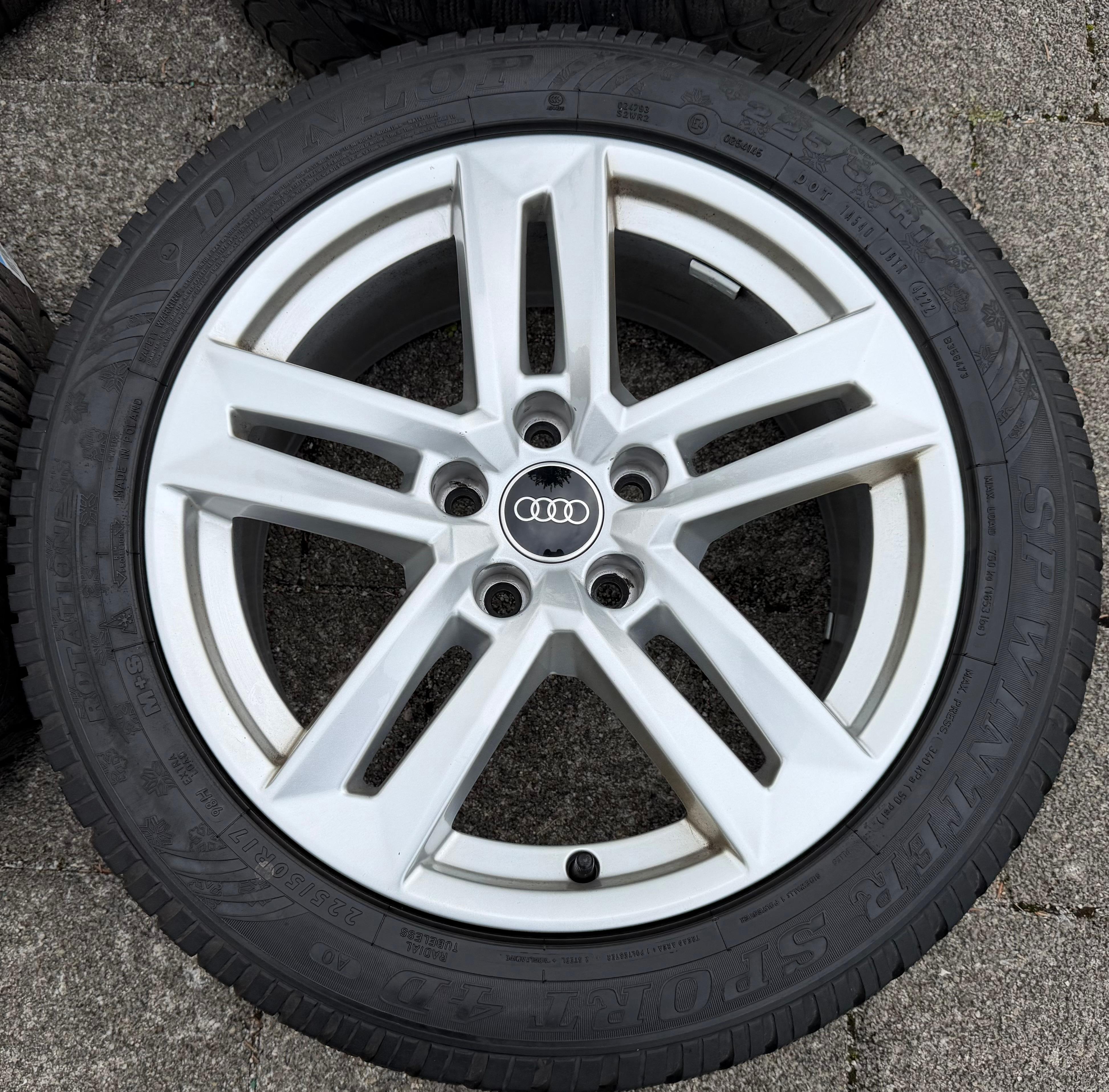 4 Original 17" Alufelgen Audi A4 8W B9 8W0601025P 7x17 ET42 Felgen