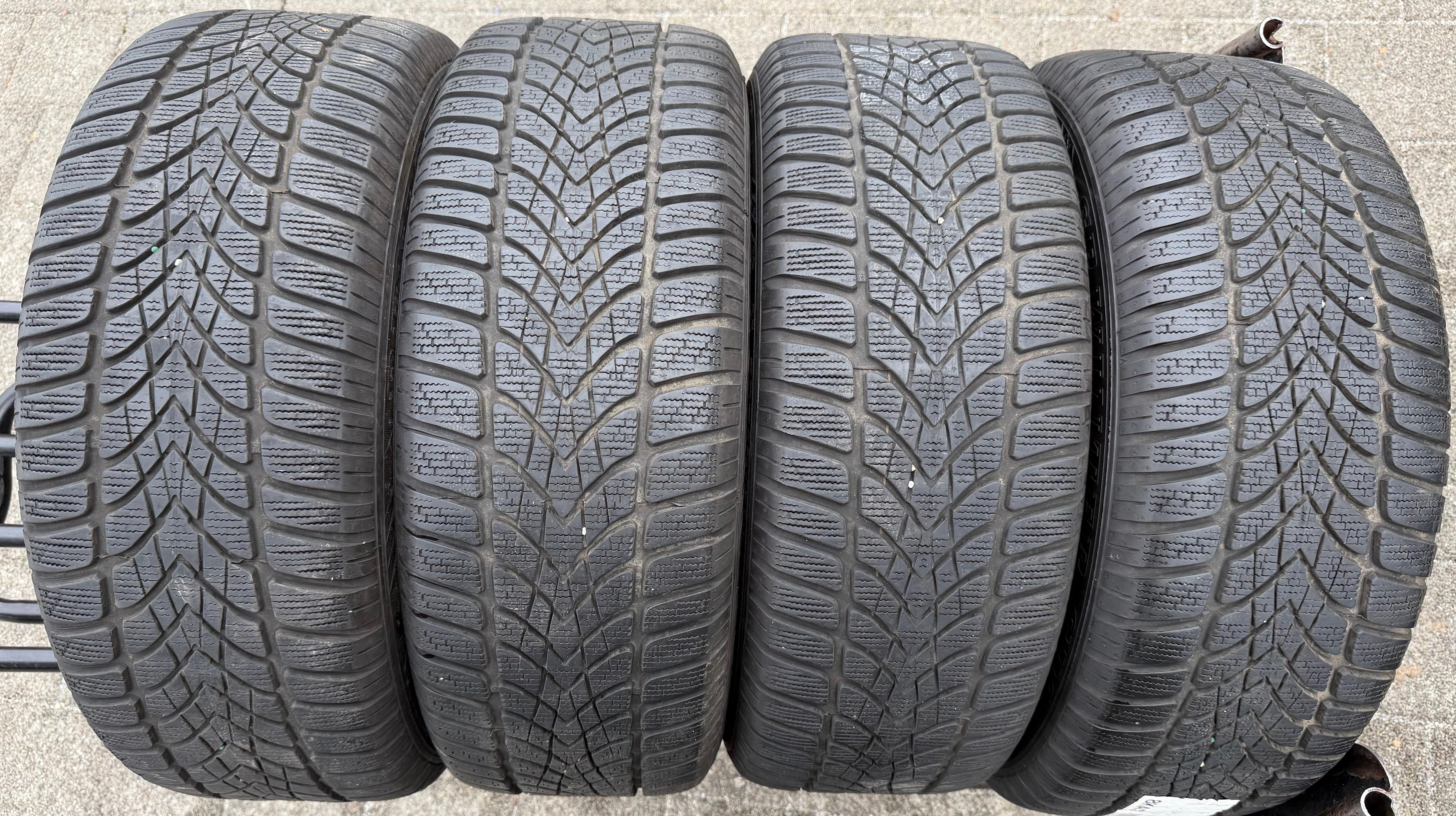 4 originele 17" lichtmetalen winterwielen Audi A4 B9 8W 8W0601025P 225/50R17 98H Dunlop 2024