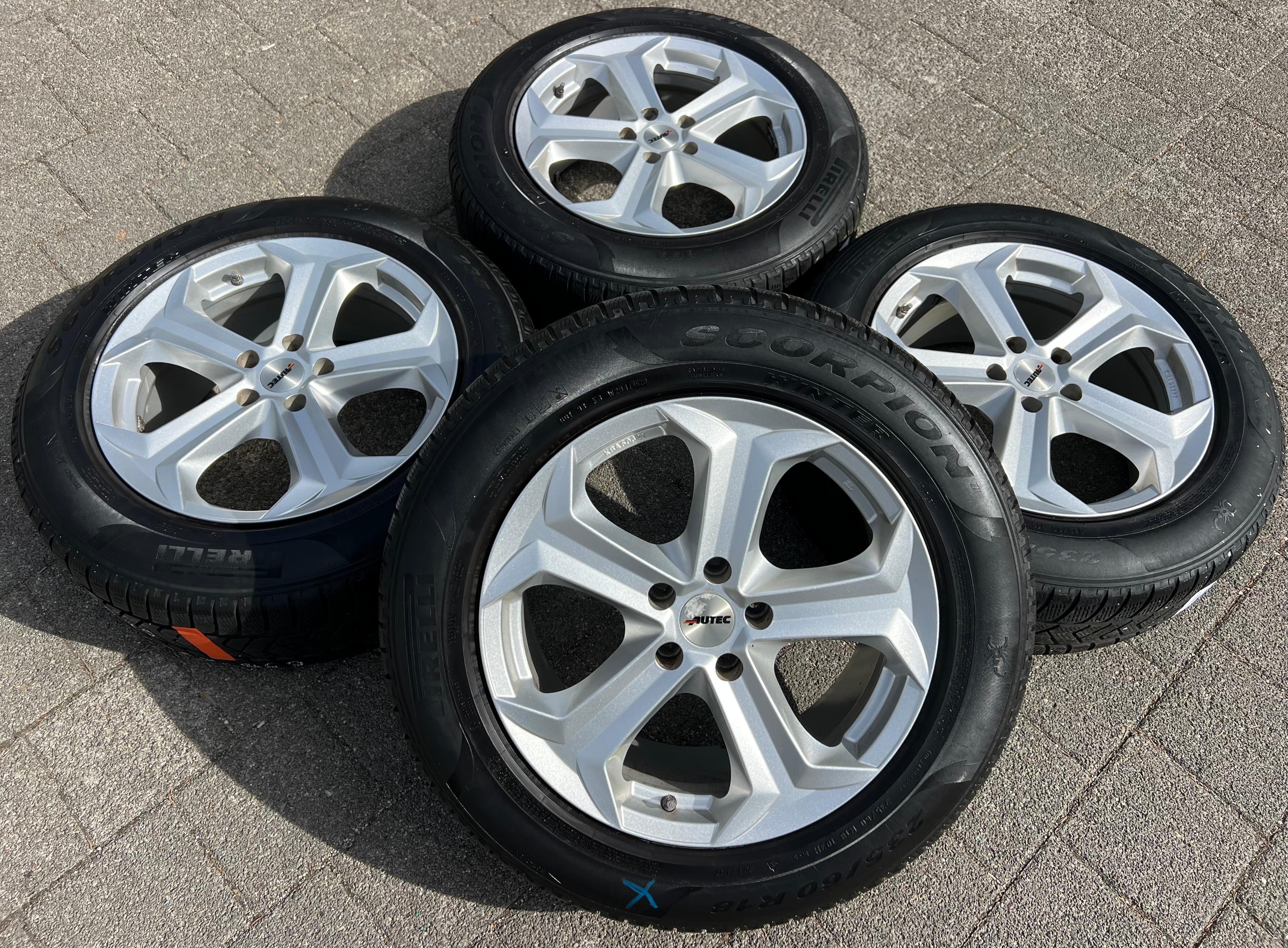 4 jantes en alliage Autec 18 pouces pour Nissan Juke, Juke Van, Murano I, Murano II, Qashqai III, X-Trail, X-Trail IV, X-Trail Van/Re4 JANTES EN ALLIAGE 18 POUCES RENAULT ESPACE V NISSAN QASHQAI MURANO JUKE X-TRAIL 8,5x18 ET40 Renault Espace V