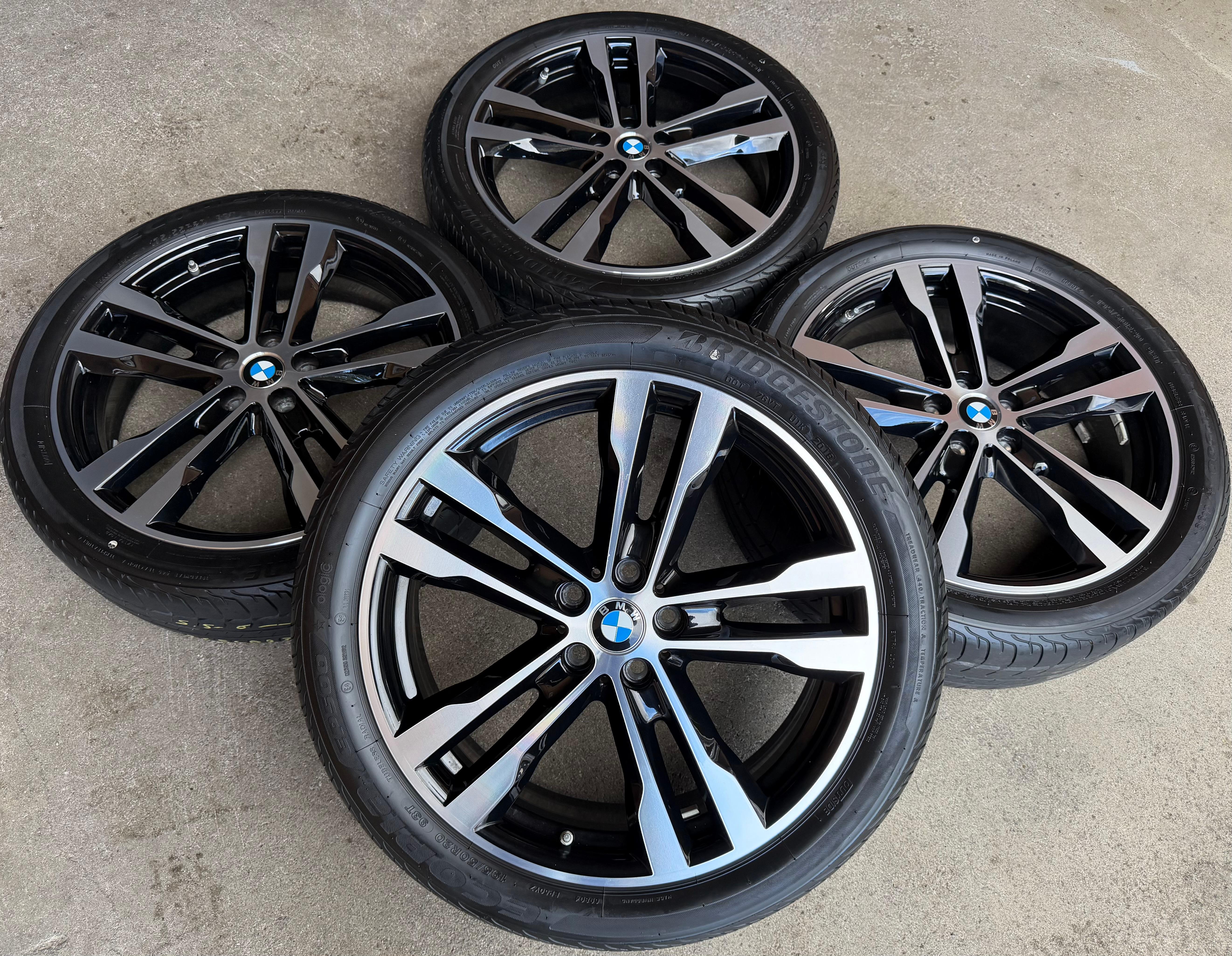 4 cerchi in lega da 20" originali BMW i3 i3s STYLING 431 2018 con sistema di monitoraggio della pressione dei pneumatici (TPMS), spedizione gratuita