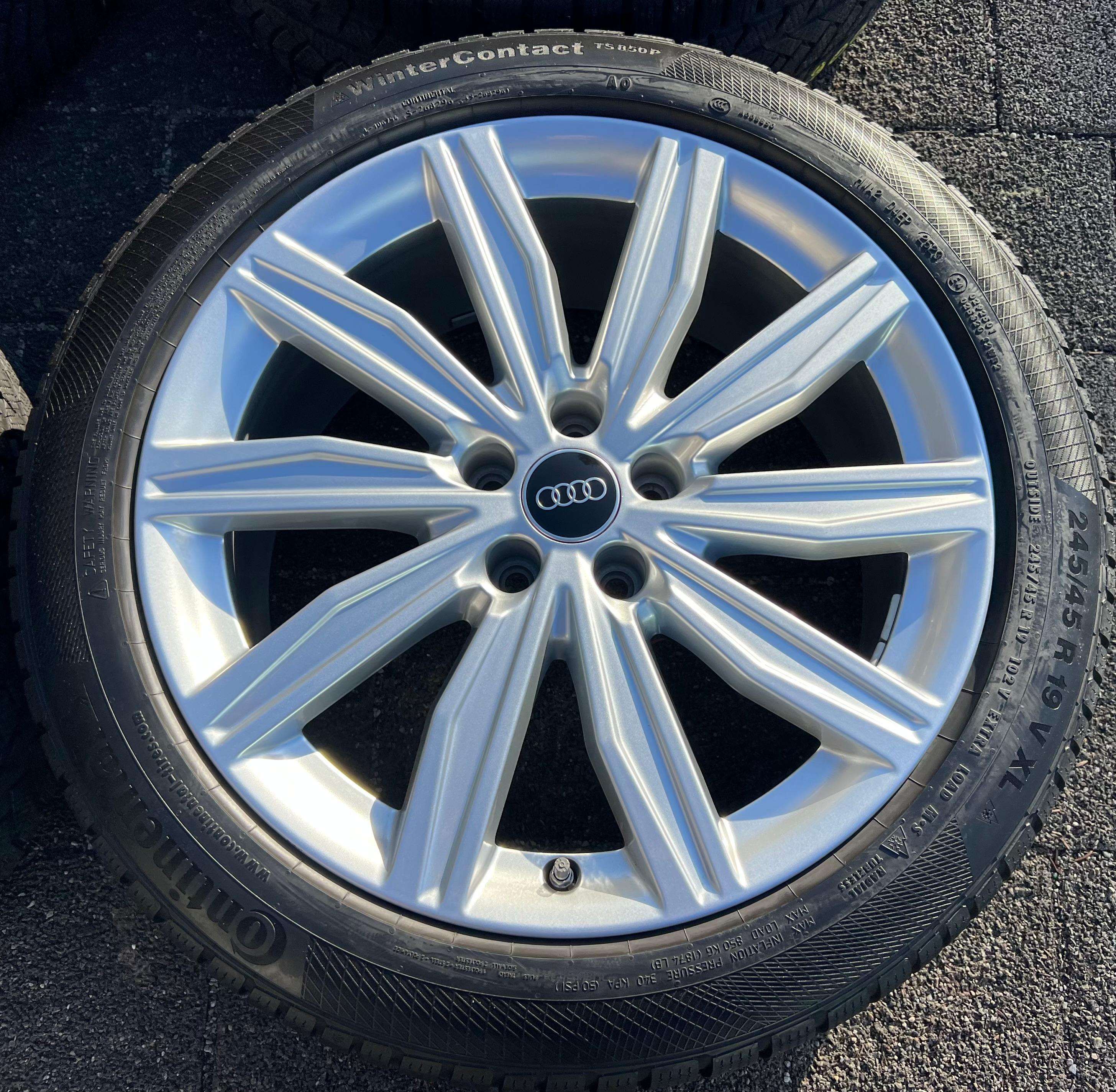 4 ORIGINAL 19" ALU WINTERRÄDER AUDI A6 S6 C8 4K 4K0601025M 245/45R19 102V RDKS FREIHAUS