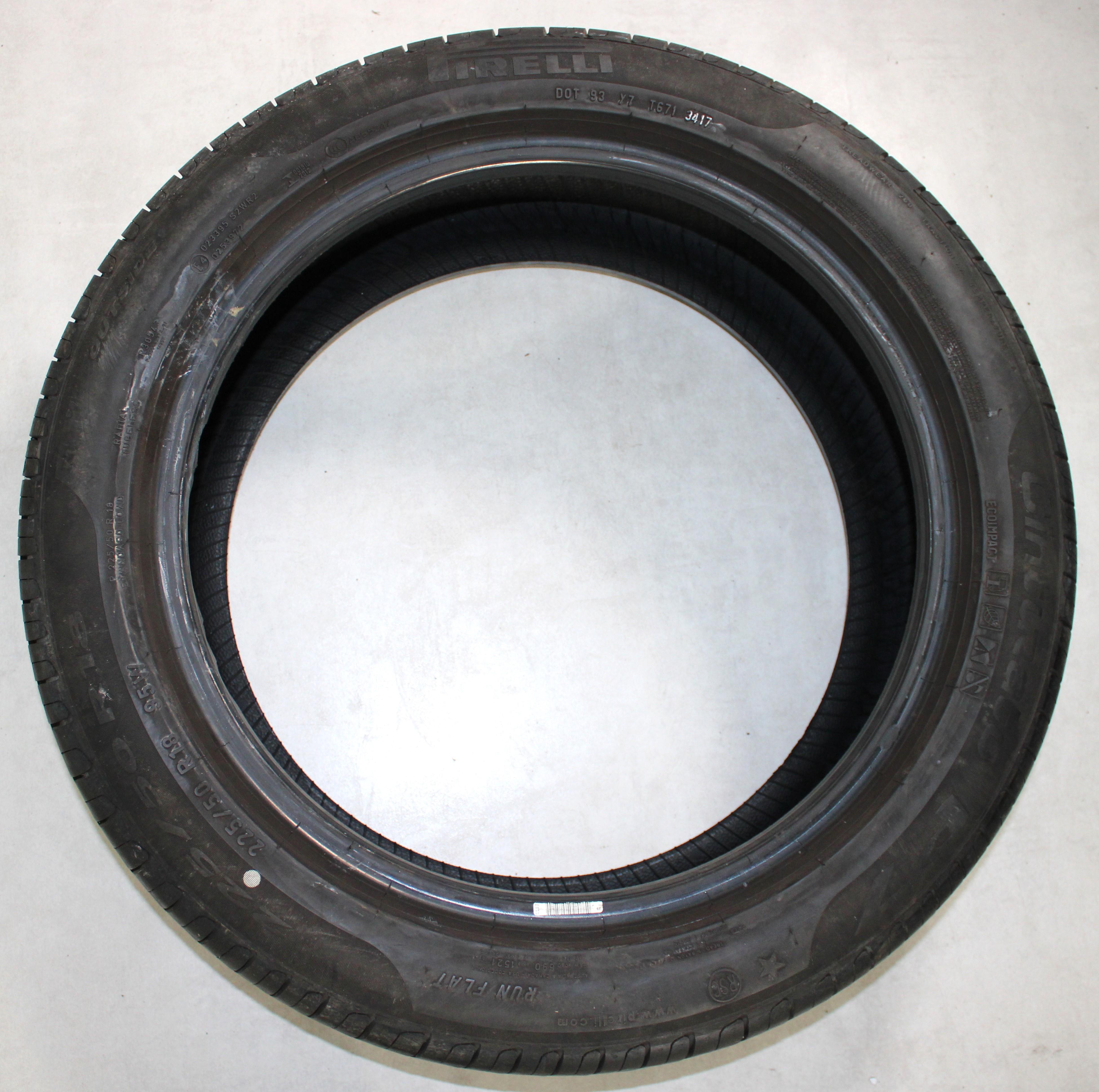 2 x 225/50R18 95W Sommerreifen Pirelli Cinturato P7 Runflat 6,5-7mm 2017/2022 *