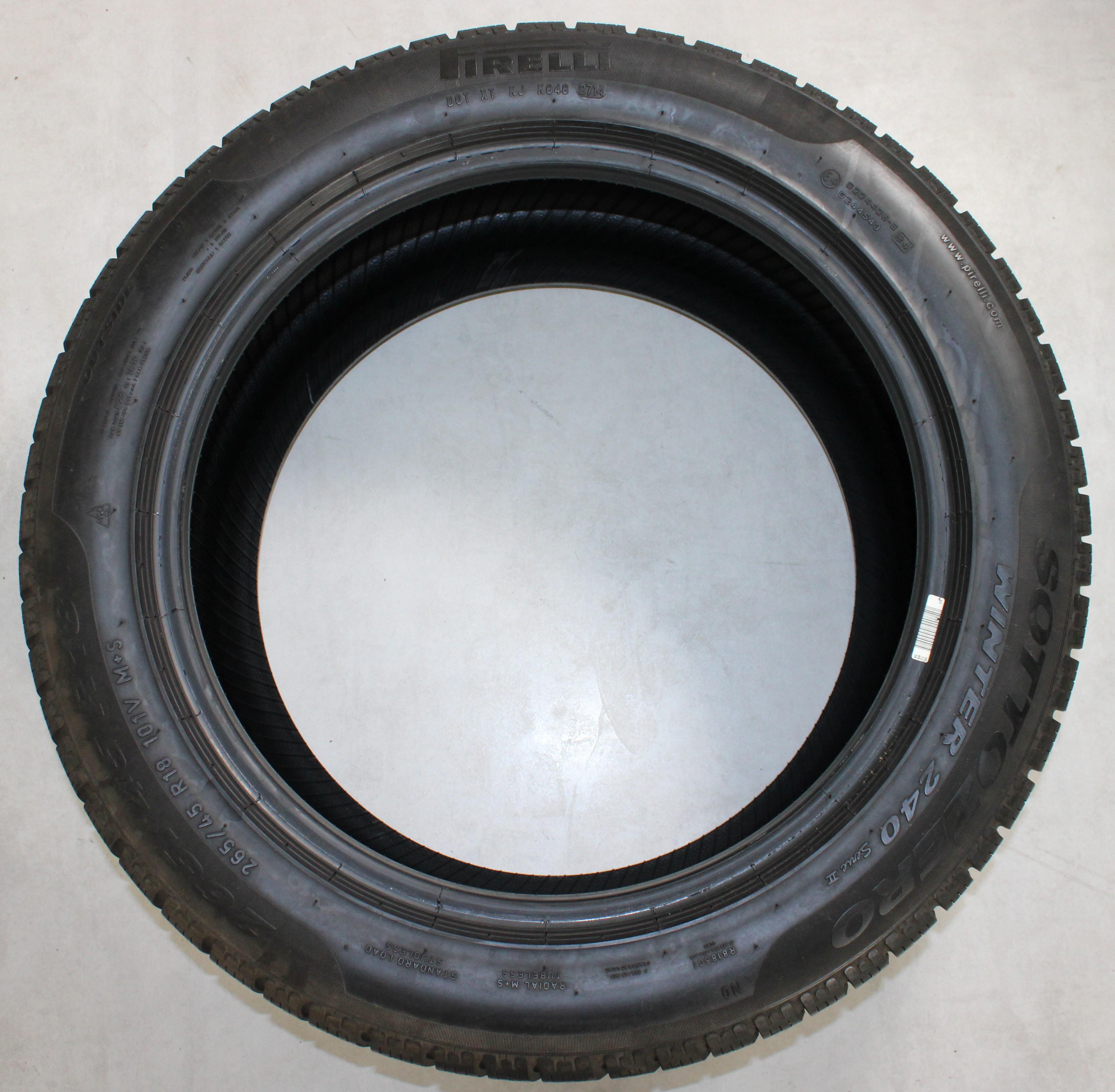 1 x 265/45R18 101V Winterreifen Pirelli Sottozero Winter 240 Serie 2 6-6,5mm 2014 N0