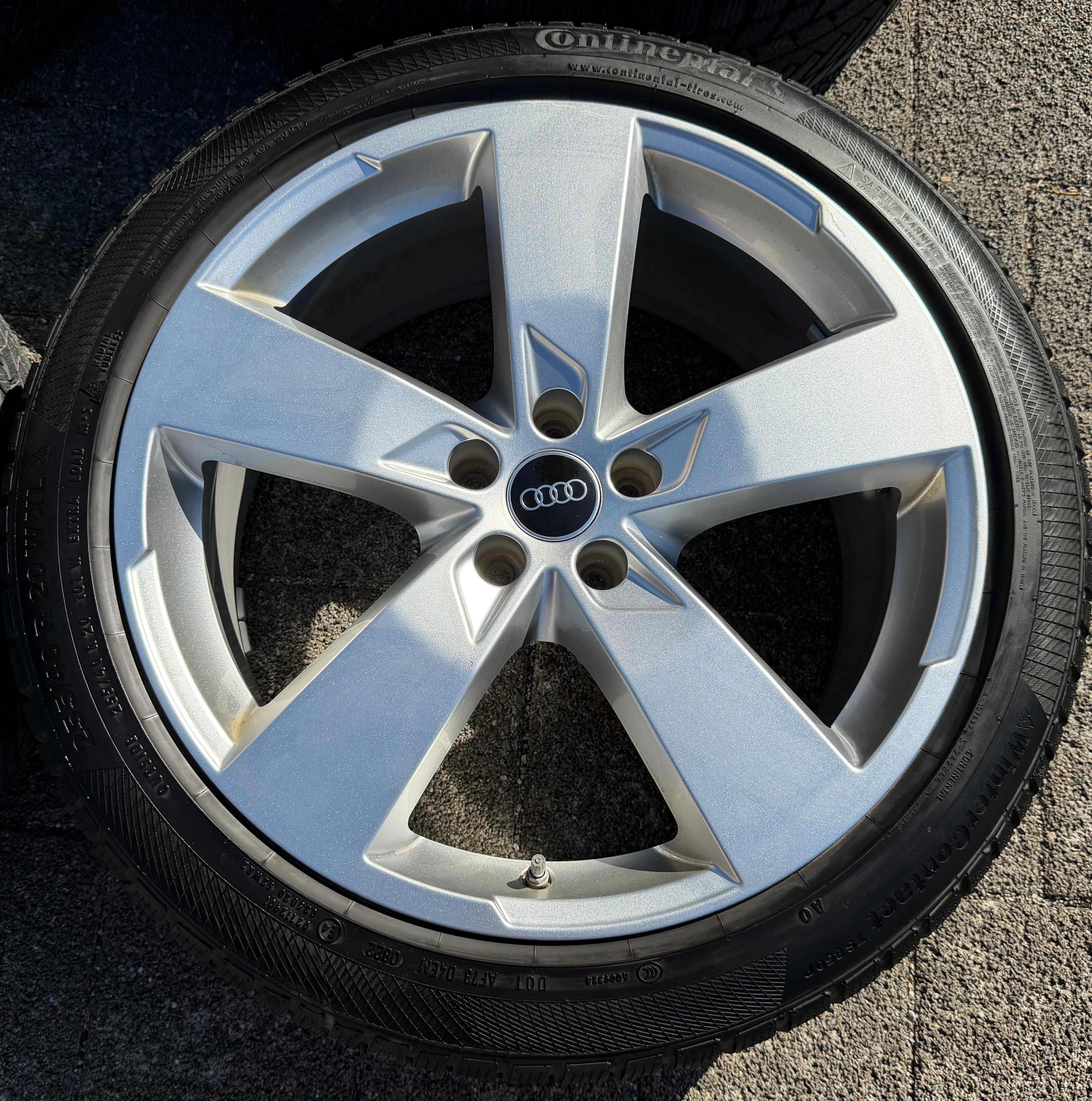 4 Original 20" Alu Winterräder Audi A6 S6 C8 4K0601025K 255/40R20 101W Continental RDKS