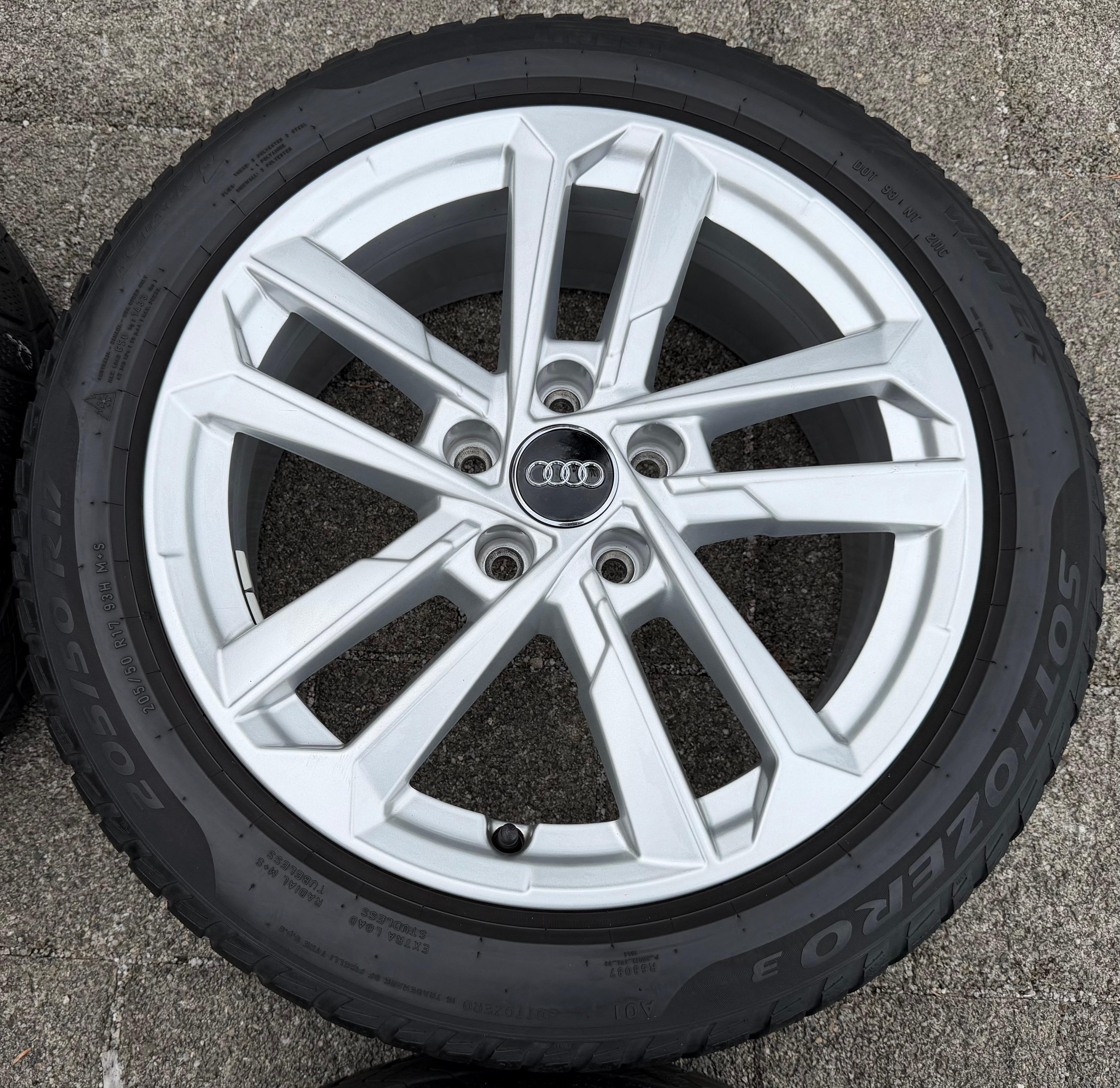 4 Original 17" Alufelgen Felgen Audi A3 8Y 8Y0601025L 6,5x17 ET43