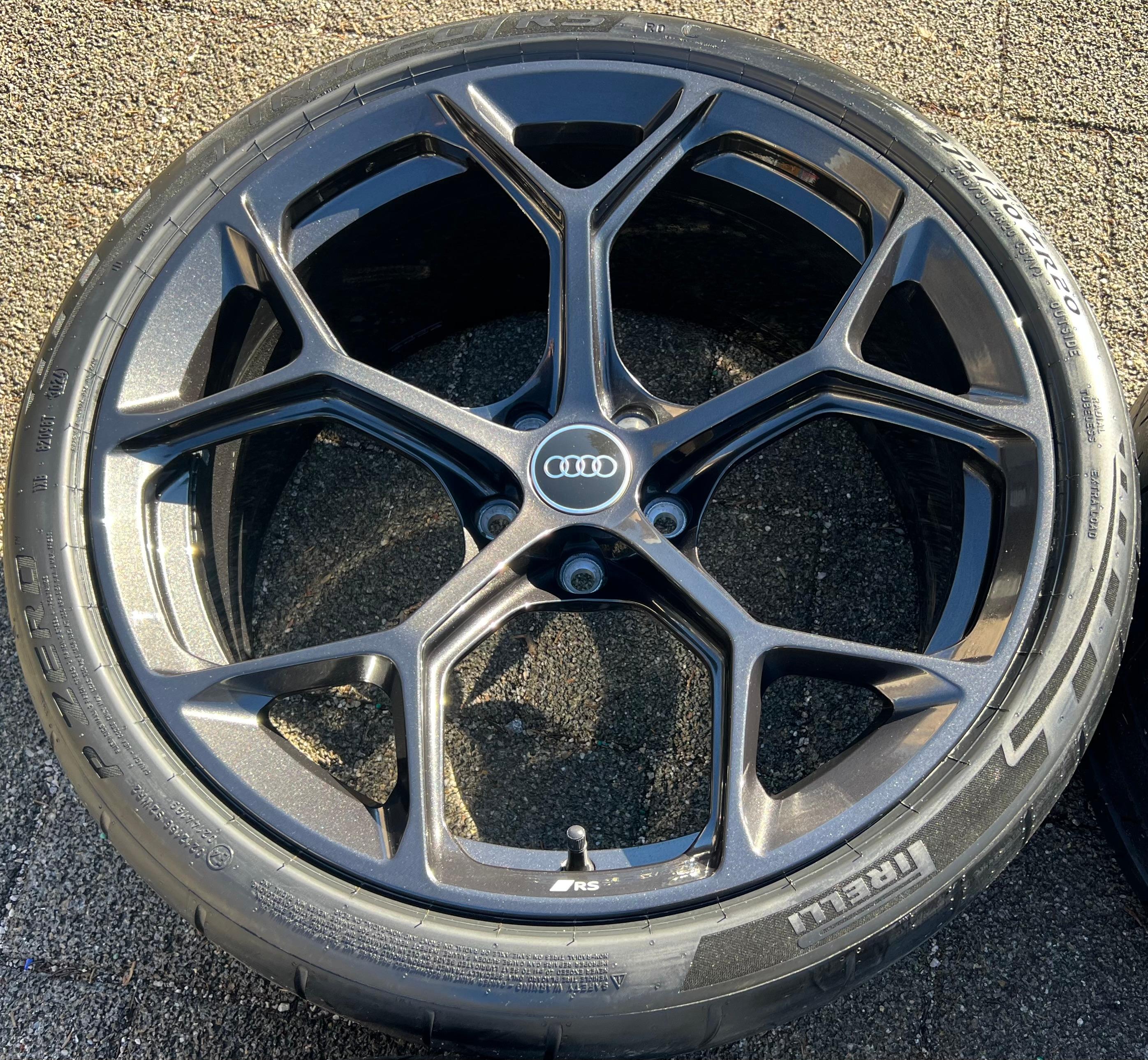 4 ORIGINELE 20" ALU-ZOMERWIELEN AUDI RS4 RS5 8W 275/30R20 97Y 8W0601025GJ GRATIS VERZENDING
