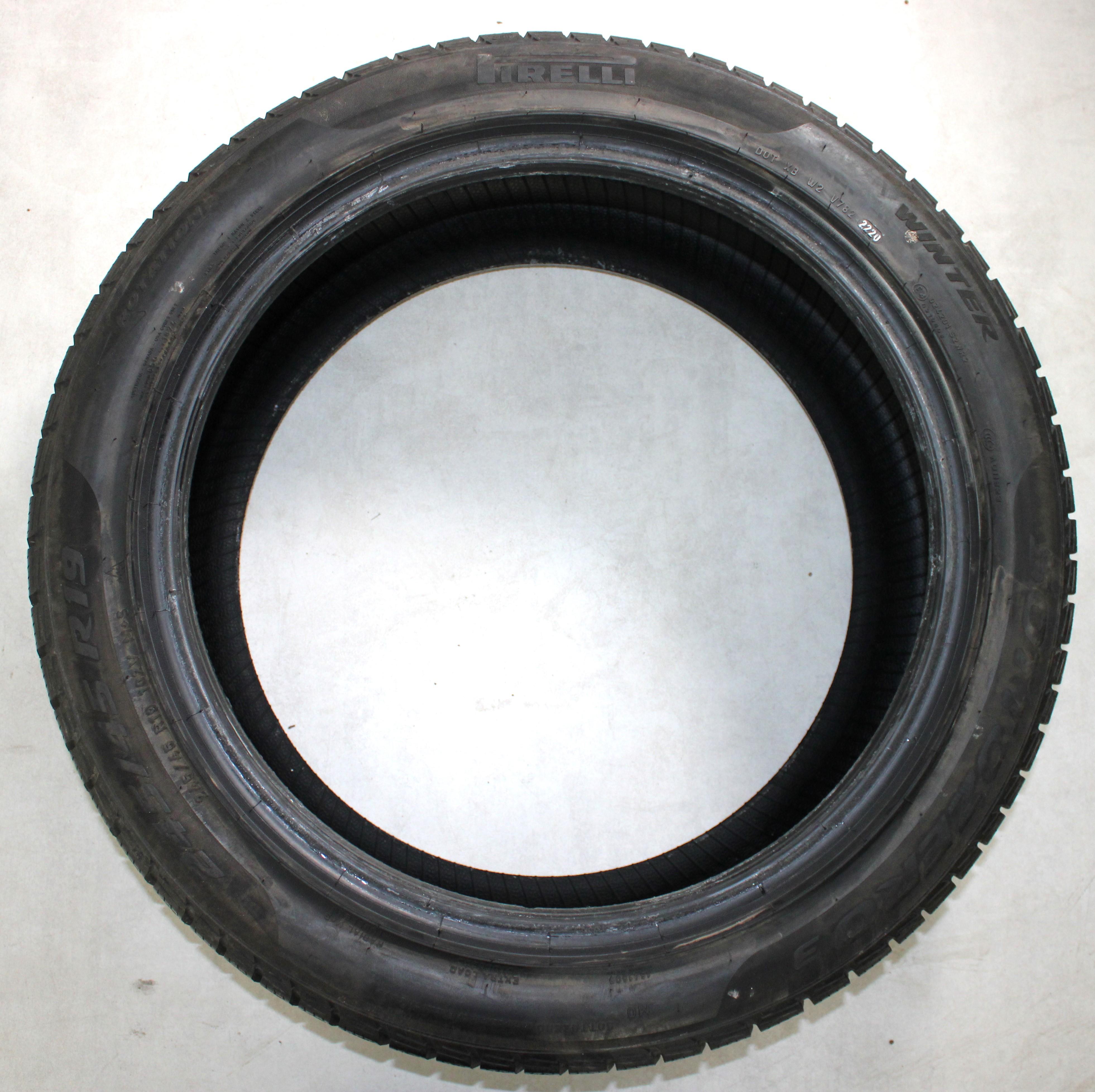 1 x 245/45R19 102V Winterreifen Pirelli Sottozero 3 MO 6mm 2020