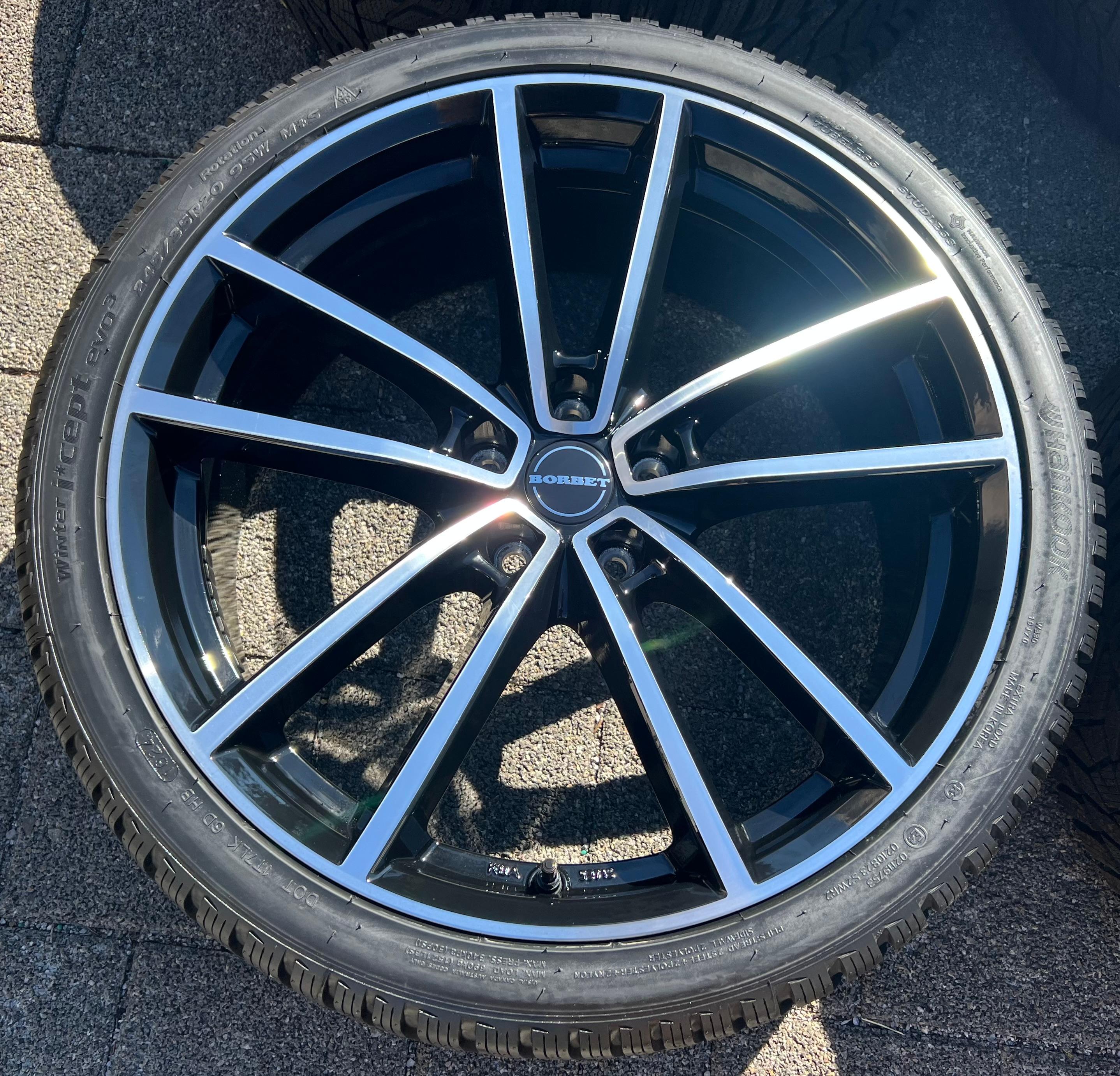 4 ALU 20" WINTERWIELEN SEAT CUPRA ATECA FORMENTOR 245/35R20 95W HANKOOK 2024