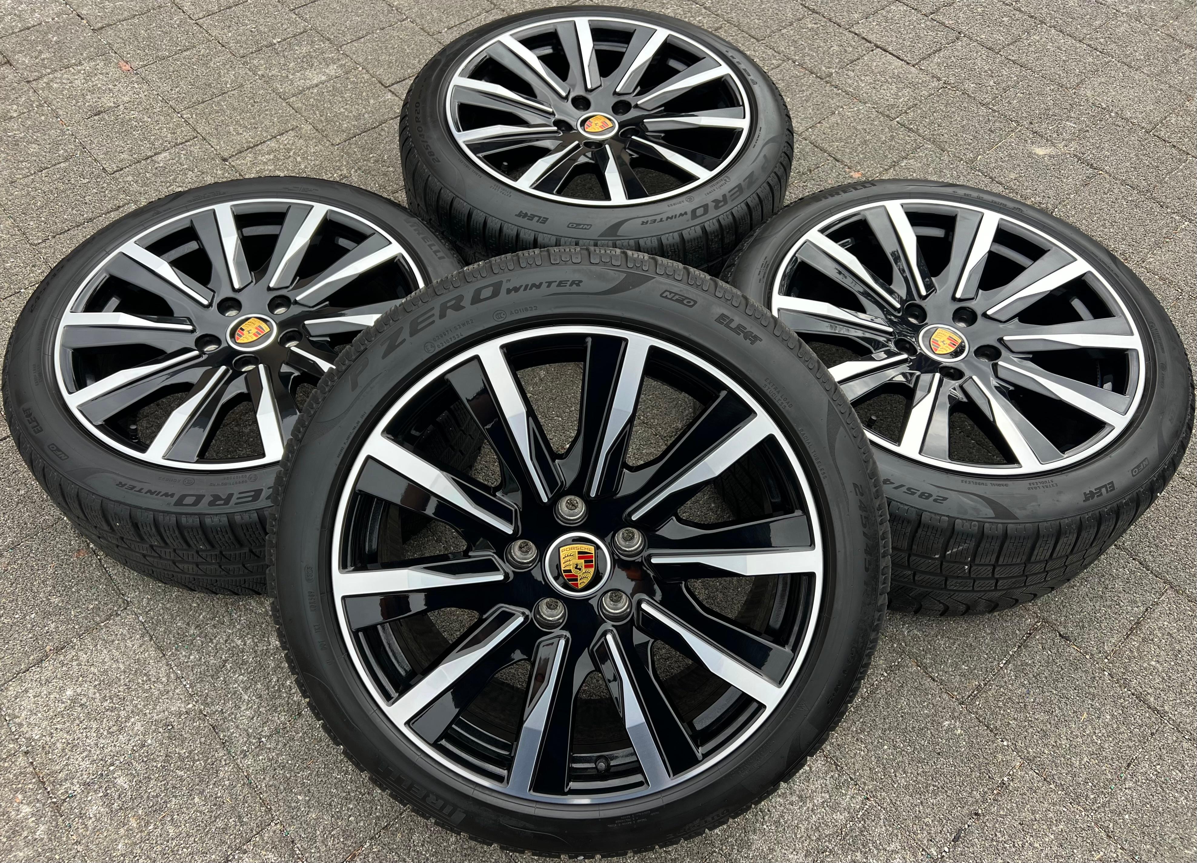 4 ORIGINAL 20" ALUFELGEN FELGEN PORSCHE TAYCAN 9J RKDS TEQUIPMENT