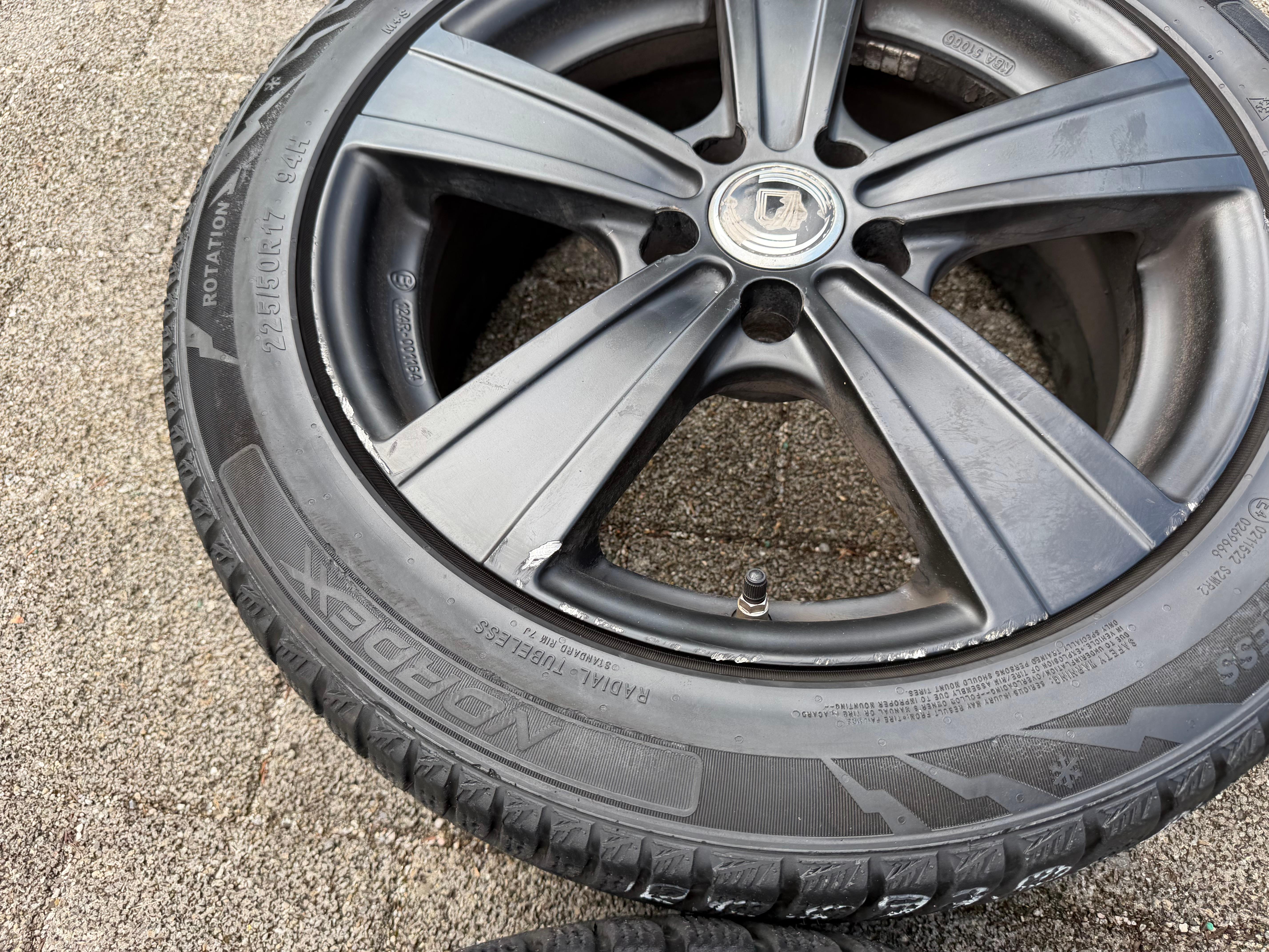 4 Alufelgen 17" Audi A4 A5 A6 Q5 Mercedes E-Klasse W212 W213 7,5x17 ET37